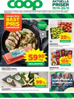 Coop - Almunge - Förhandsvisning av reklamblad från butik Coop aktuell från 17.11.2025