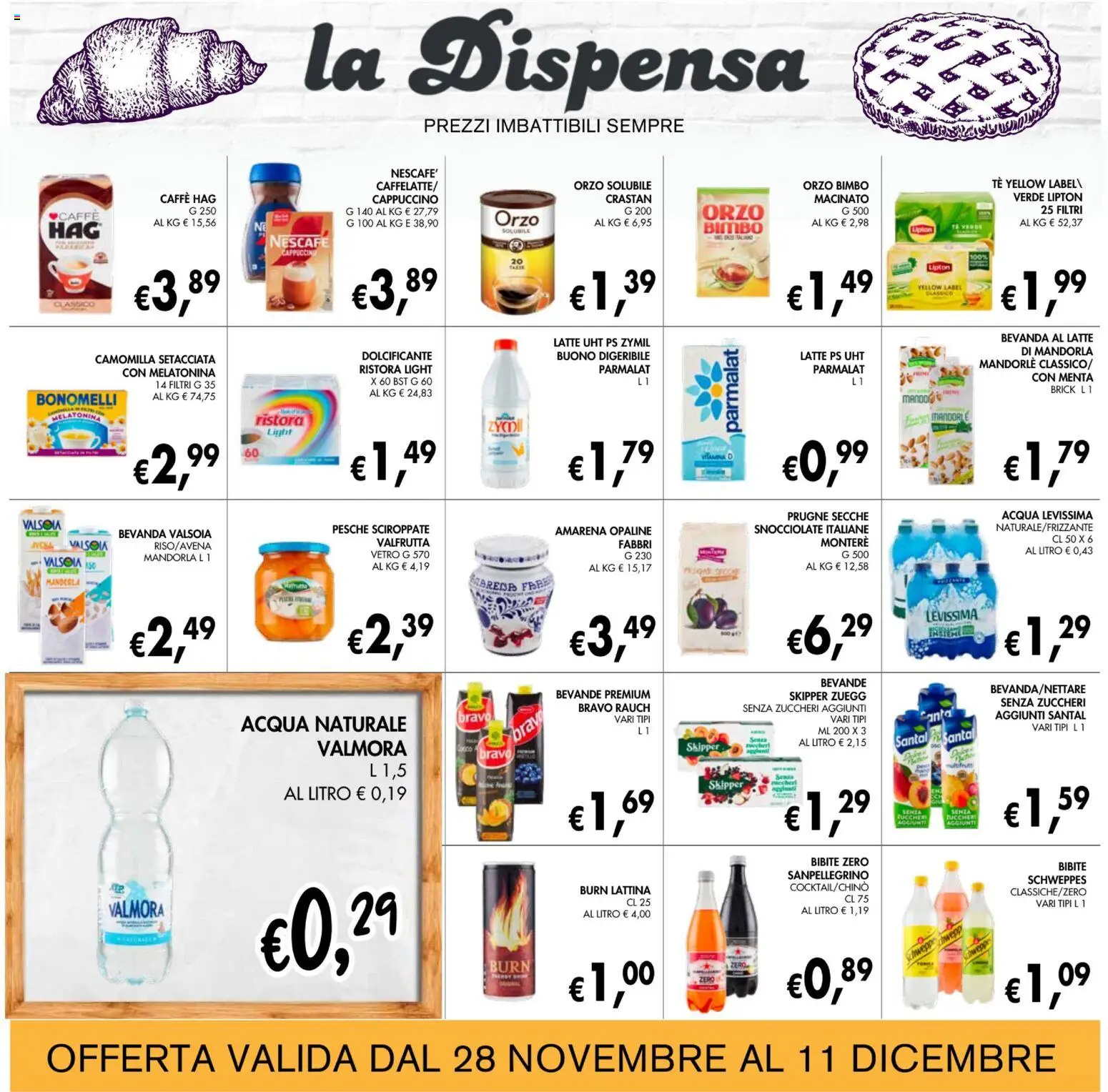 Volantino Coal del 28.11.2025 | Pagina: 17 | Prodotti: Dolcificante, Tè, Bibite, Amarena