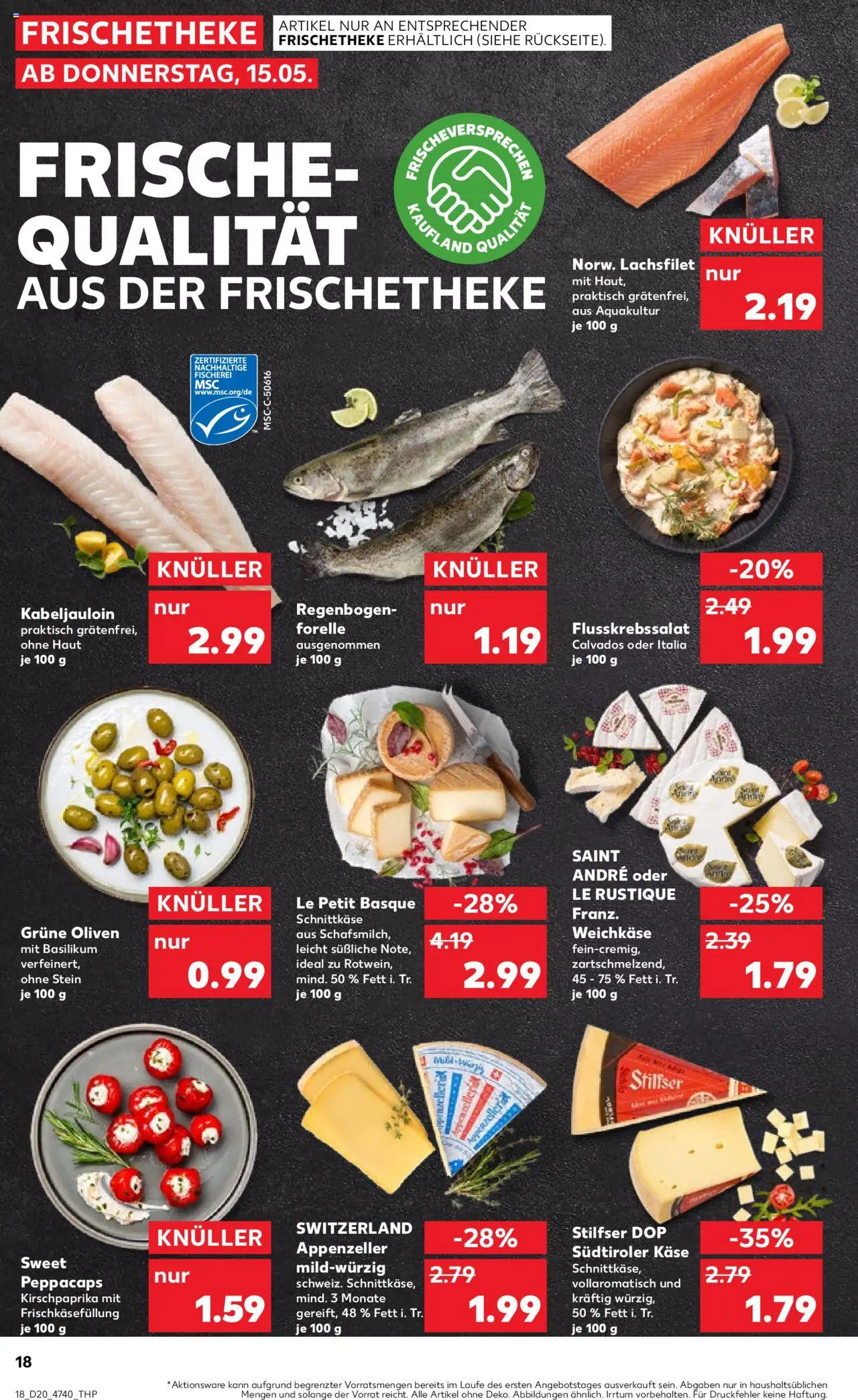 Kaufland - Hannover, Bornumer Straße 141 - gültig ab dem 15.05.2025 | Seite: 18 | Produkte: Käse