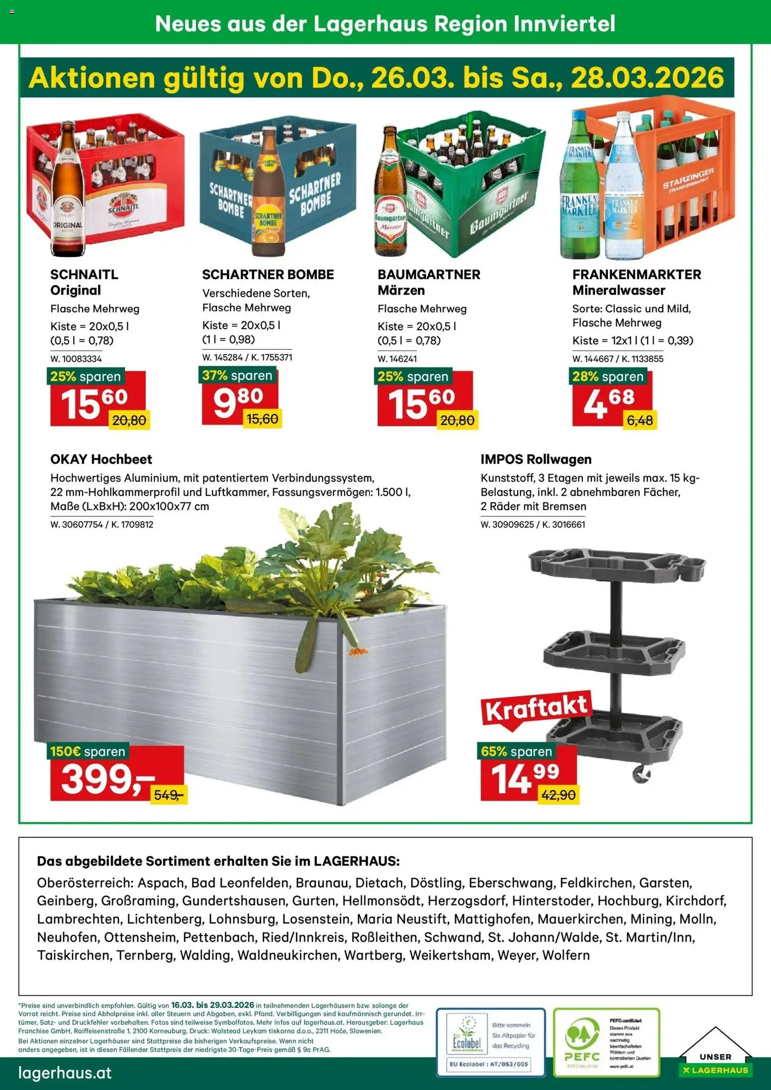 Lagerhaus Wochen Angebote gültig ab 16.03.2026 | Seite: 6 | Produkte: Bad