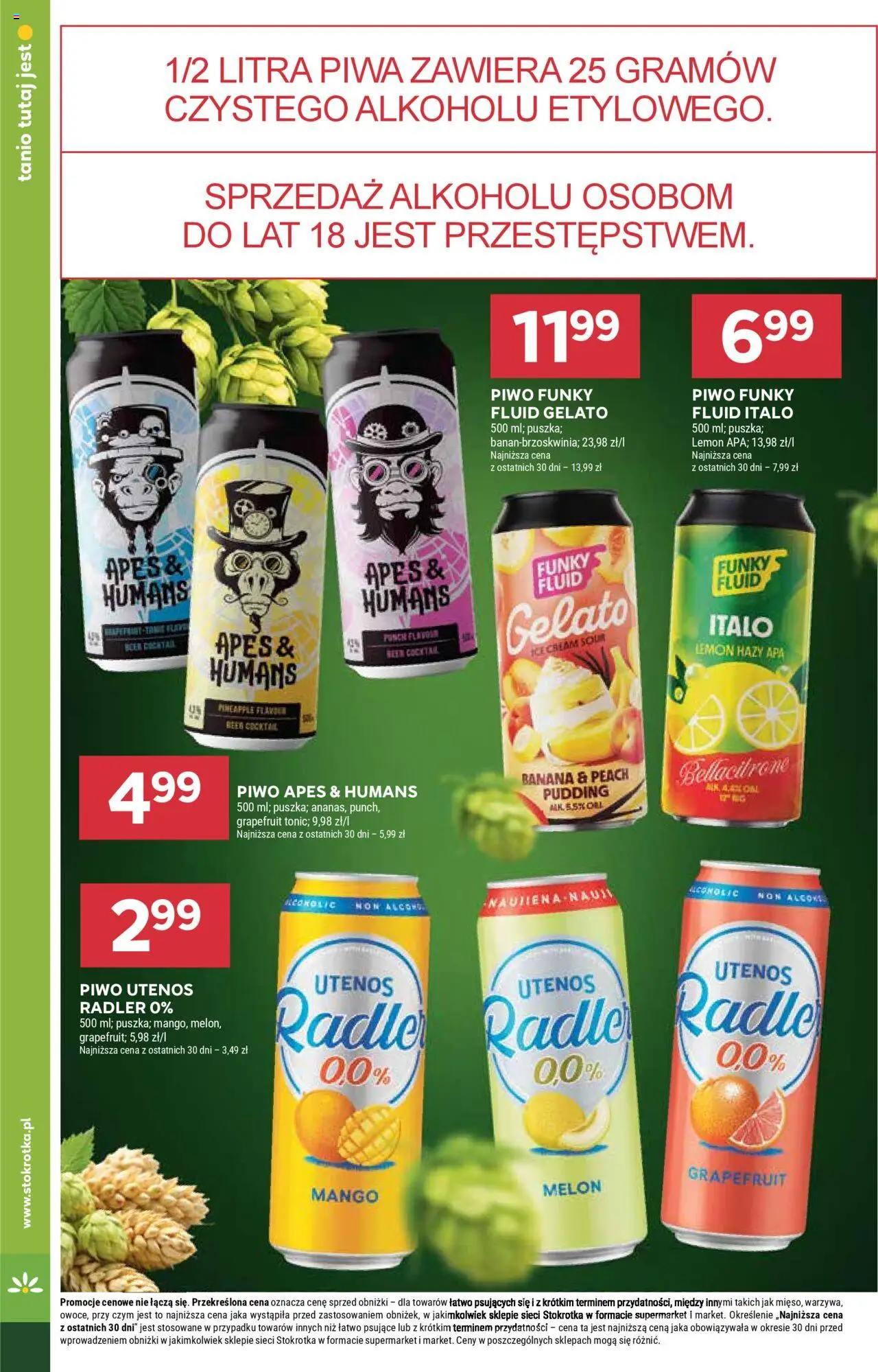 Stokrotka Gazetka od 13.08.2025 | Strona: 26 | Produkty: Mango, Melon, Stokrotka, Piwo