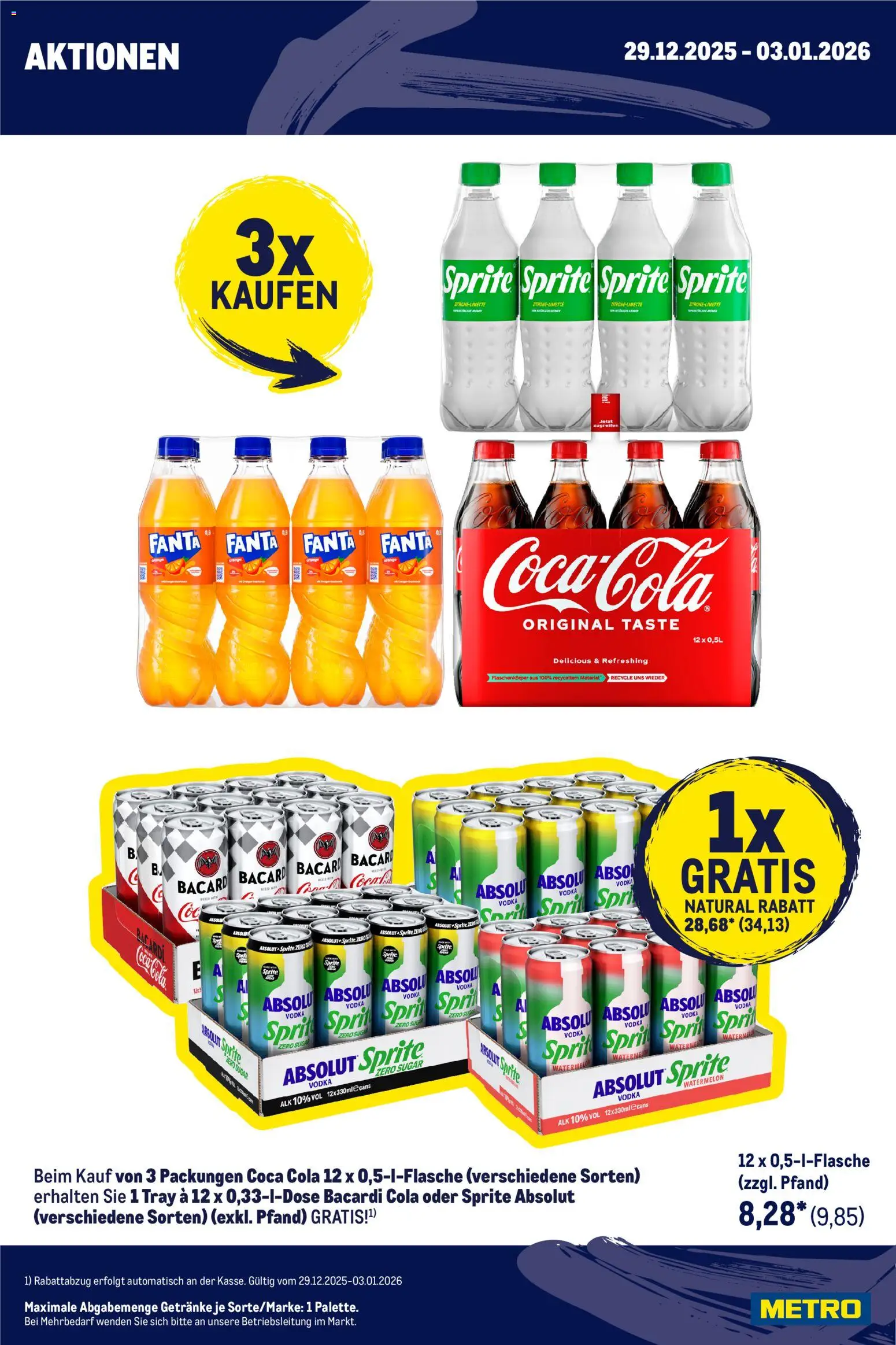 Metro Wochen-Angebote Händler – gültig ab 29.12.2025 | Seite: 6 | Produkte: Fanta, Sprite, Cola, Limette