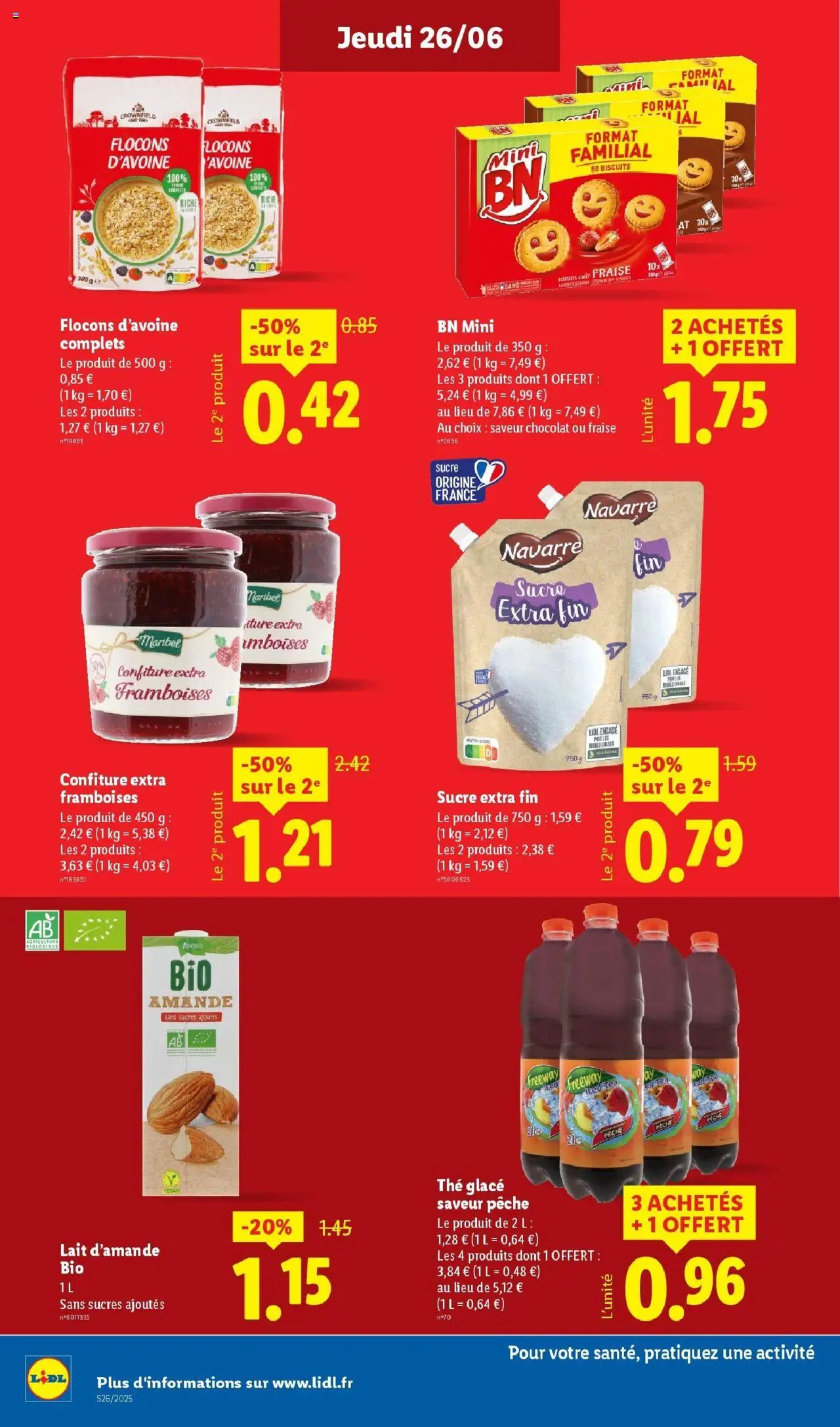  | Page: 12 | Produits: Fraise, Pêche, Thé, Biscuits