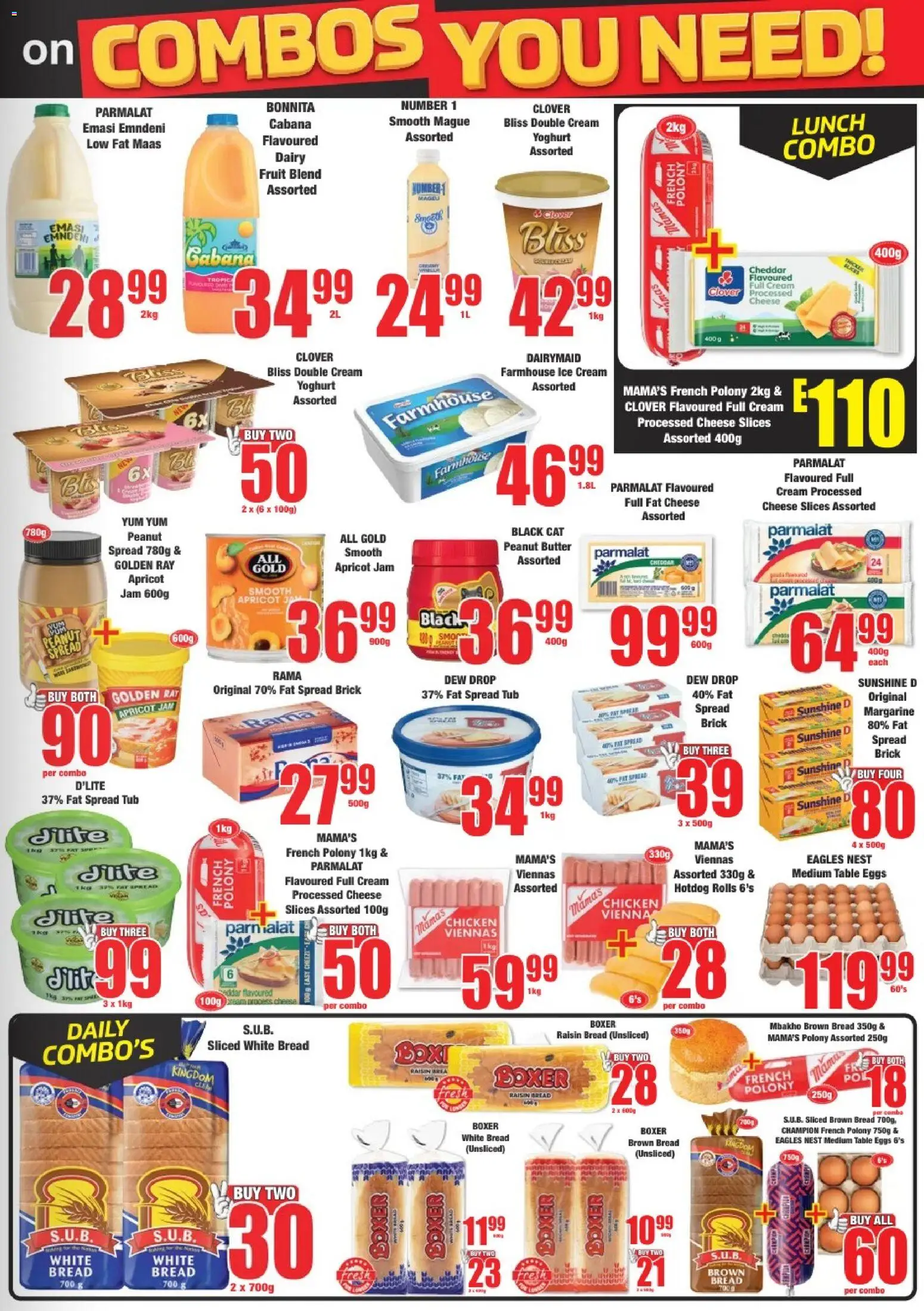 New Boxer catalogue – valid from 07.04.2026 | Page: 3 | Products: Cheese, Bread, Ice cream, Fat spread