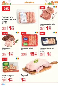 Ofertele Carrefour valabile de la 25.03.2026 | Pagină: 14 | Produse: Lait de coco, Mici, Rață, Carne tocată