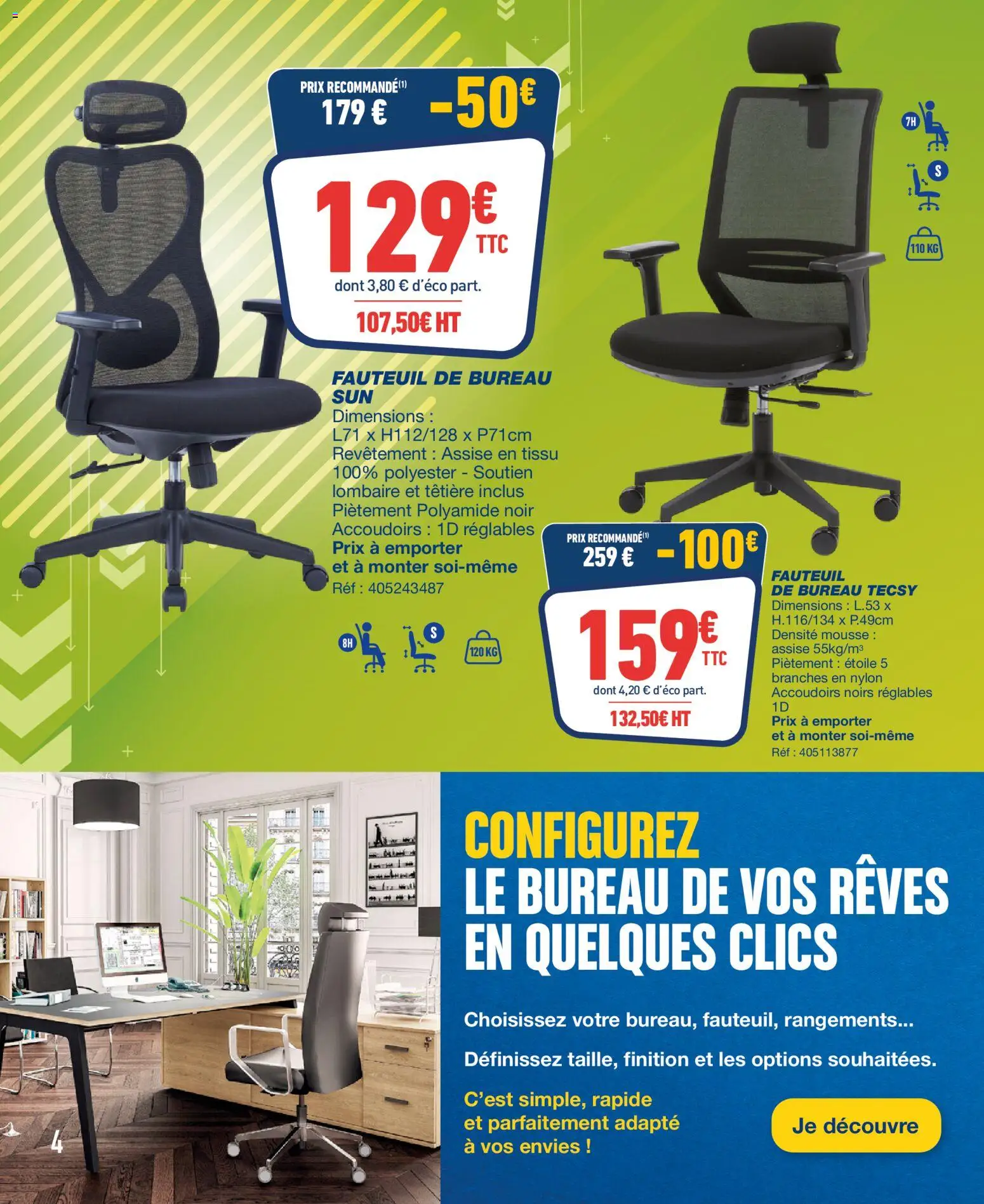 {H1} | Page: 4 | Produits: Bureau, Mousse, Fauteuil