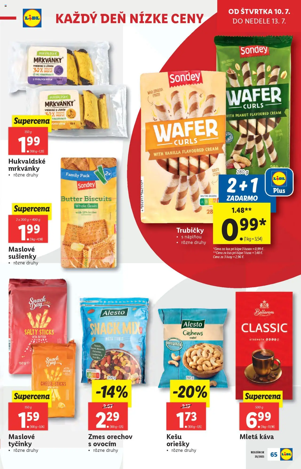 Lidl leták │ platný od 07.07.2025 | Strana: 77 | Produkty: Káva, Maslove sušienky