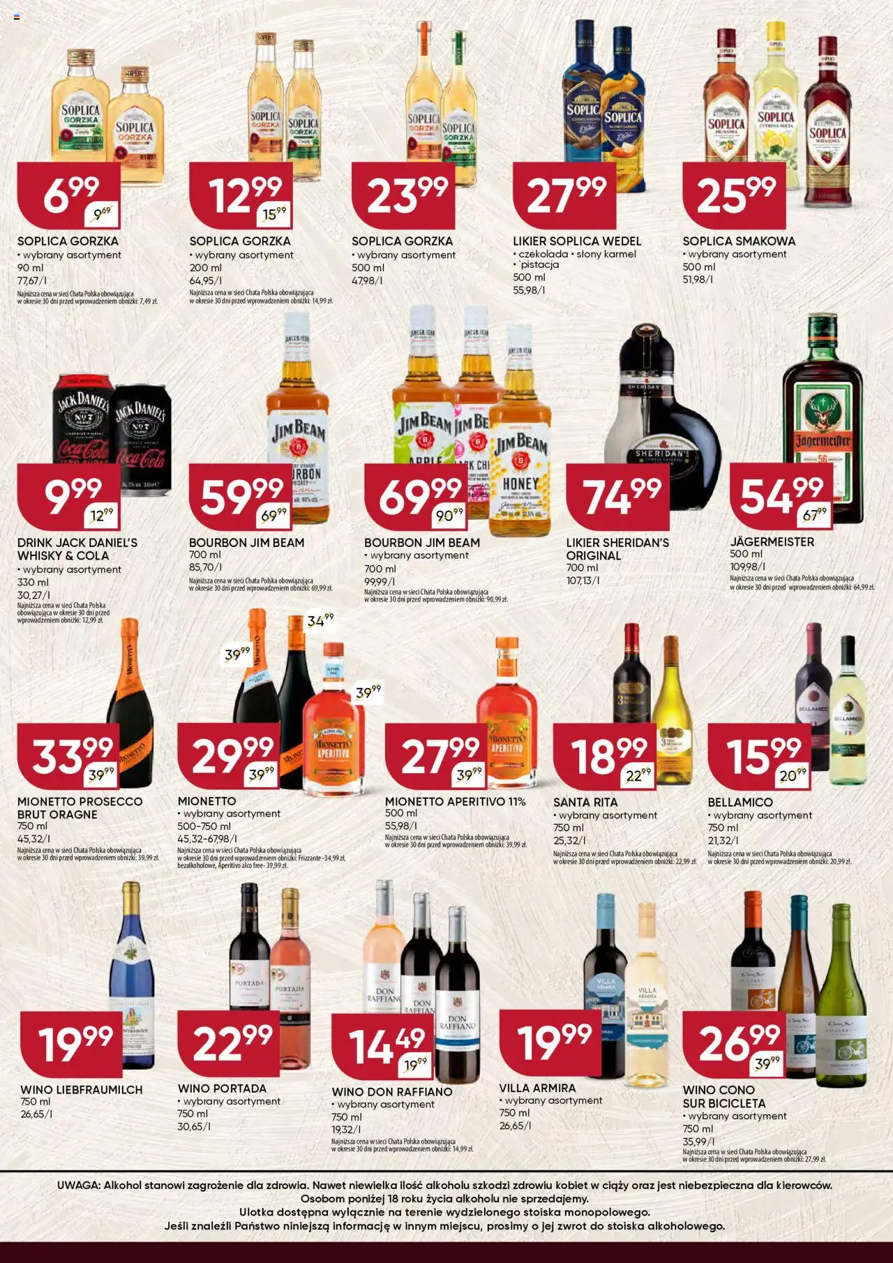 Chata Polska Gazetka - Mocna Oferta od 07.10.2025 | Strona: 2 | Produkty: Coca cola, Czekolada, Alkohol, Prosecco