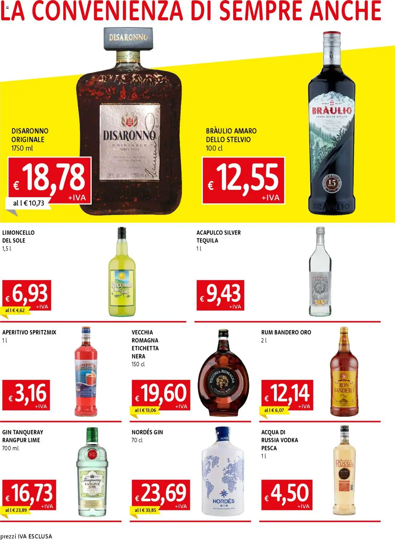 Volantino Galassia del 09.10.2025 | Pagina: 6 | Prodotti: Gin, Vodka, Lime, Aperitivo