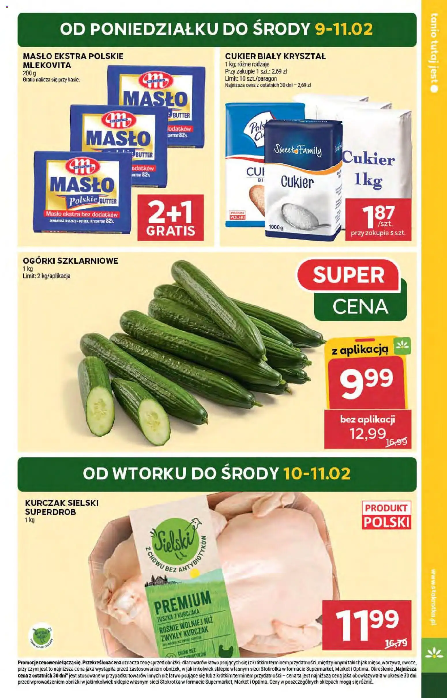 Stokrotka Gazetka od 05.02.2026 | Strona: 5 | Produkty: Kurczak, Stokrotka, Masło, Cukier