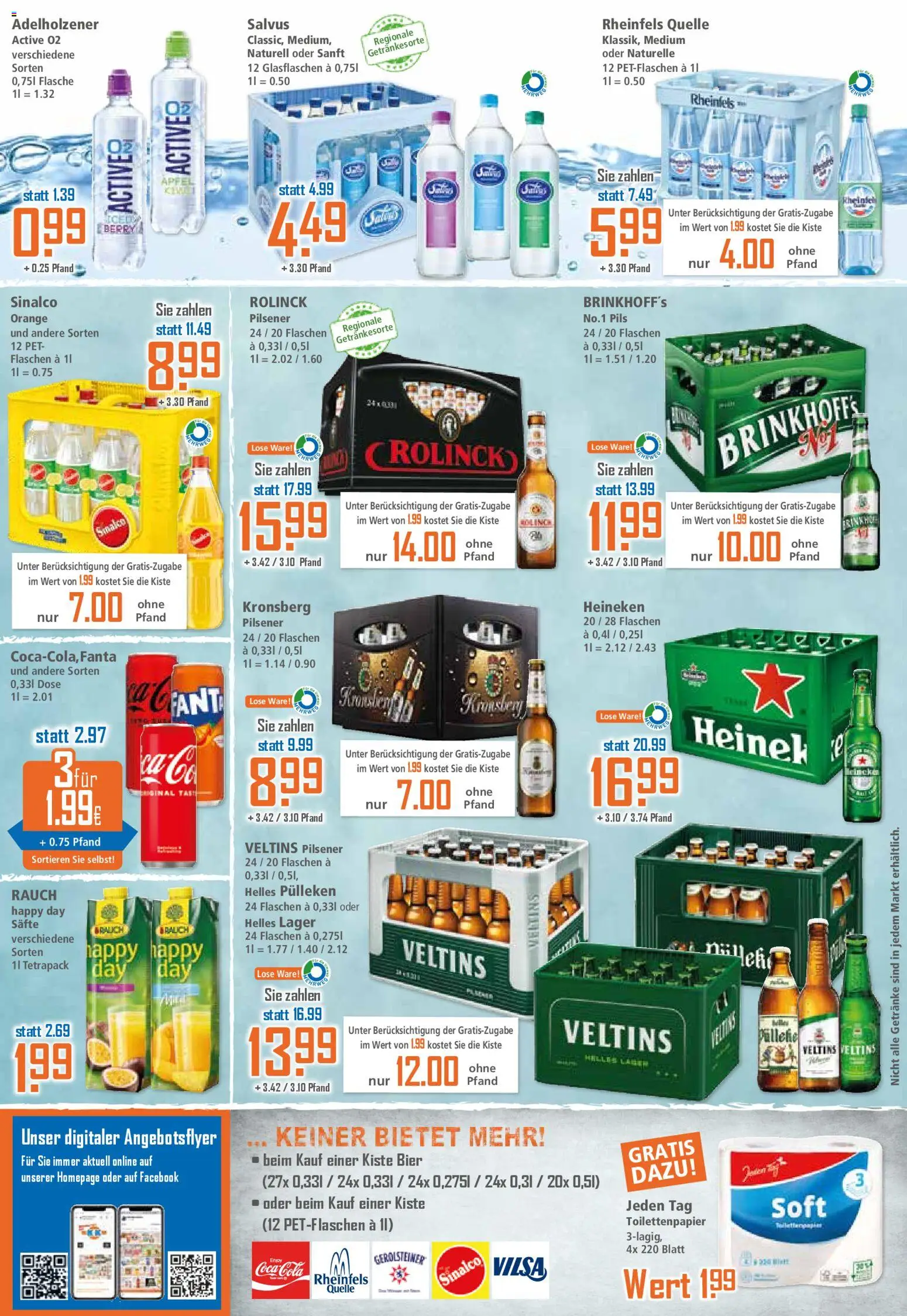 Klaas & Kock Prospekt 	 – gültig ab 09.03.2026 | Seite: 12 | Produkte: Fanta, Bier, Rheinfels quelle, Gerolsteiner