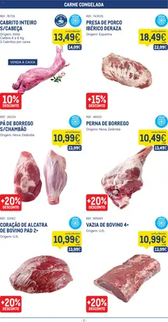 Pré-visualização Makro folheto válido de 14.04.2026 | Página: 7 | Produtos: Cabrito, Caixa, Carne, Pá