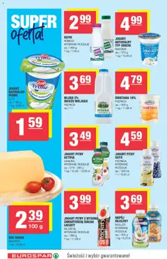Spar Gazetka - Eurospar od 30.07.2025 | Strona: 4 | Produkty: Kefir, Jogurt naturalny, Jogurt, Skyr