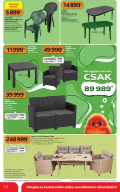 Auchan Kertészet és Szabadidő - amely érvényes a következő dátumtól: 16.04.2026 | Oldal: 12
