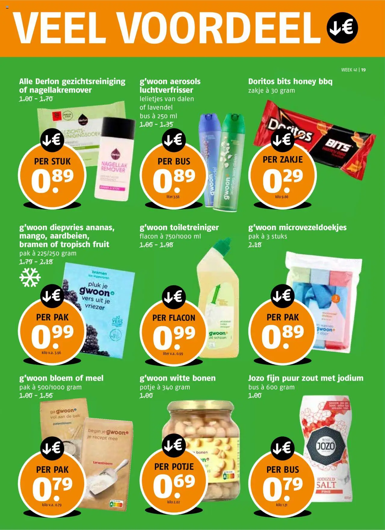 {H1} | Pagina: 19 | Producten: Luchtverfrisser, Doritos, Fruit, Nagellak