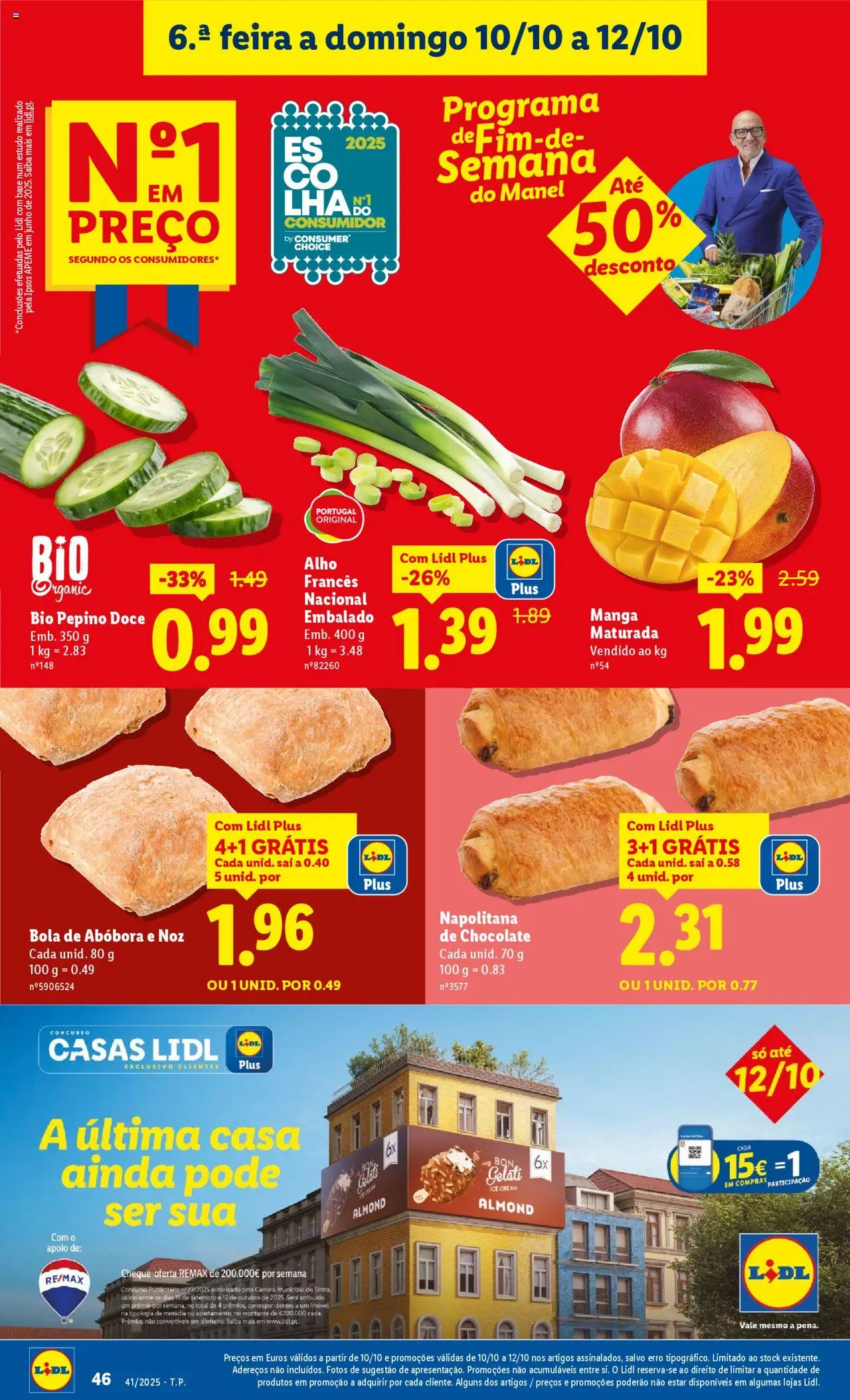 Lidl folheto │ válido de 06.10.2025 | Página: 46 | Produtos: Alho francês, Base, Chocolate, Abóbora