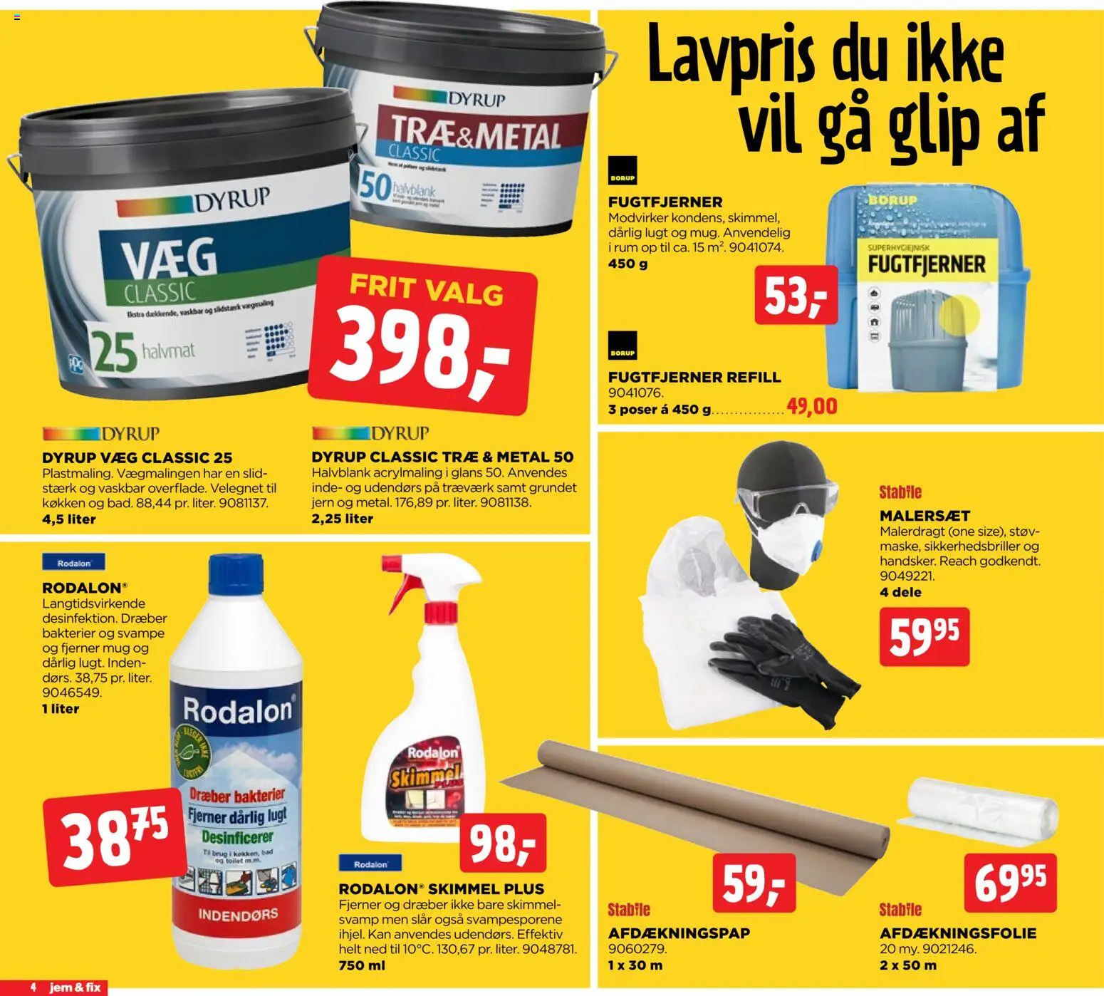 Jem & fix tilbudsavis – gyldig fra 01.02.2026 | Side: 4 | Produkter: Svampe, Svamp, Toilet, Bad