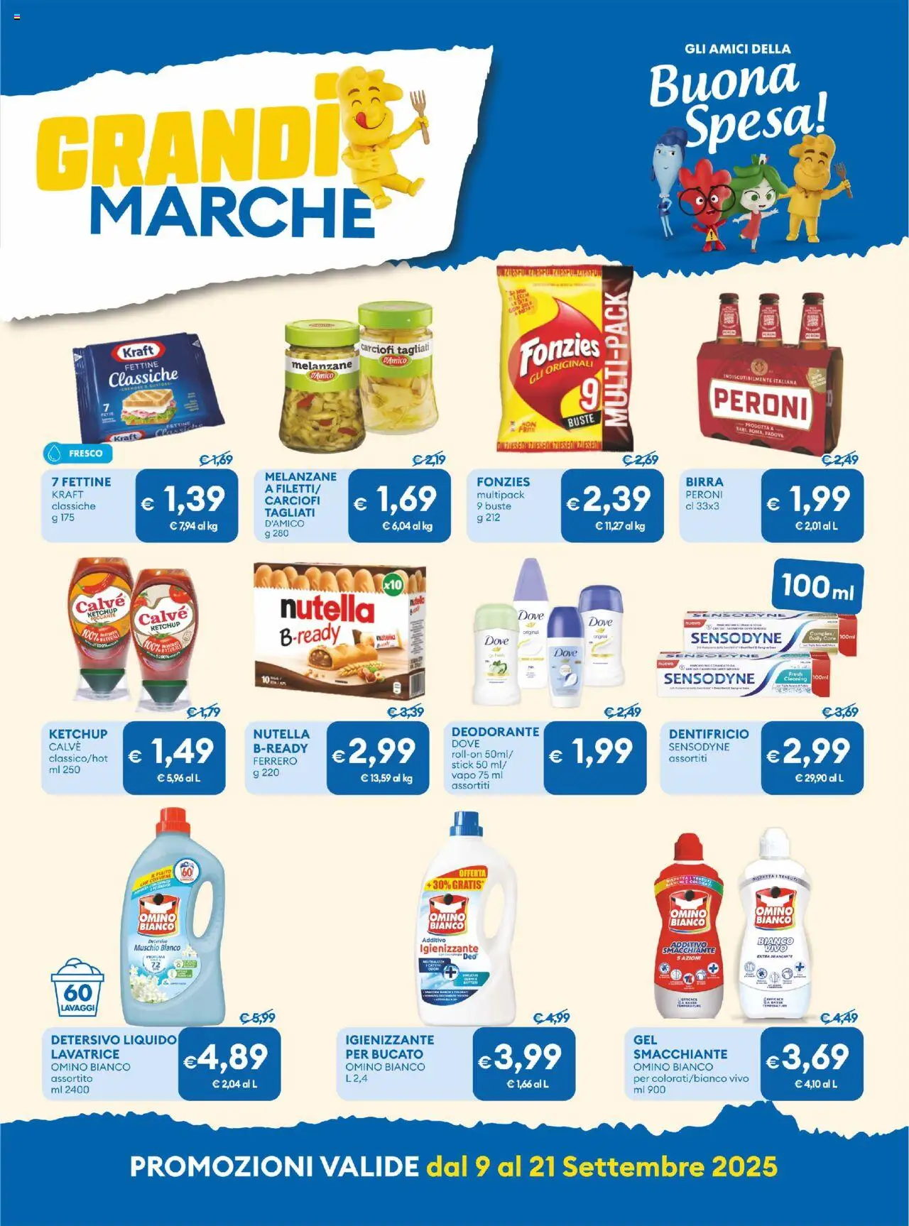 Volantino MD Discount del 09.09.2025 | Pagina: 18 | Prodotti: Deodorante, Dentifricio, Ketchup, Carciofi
