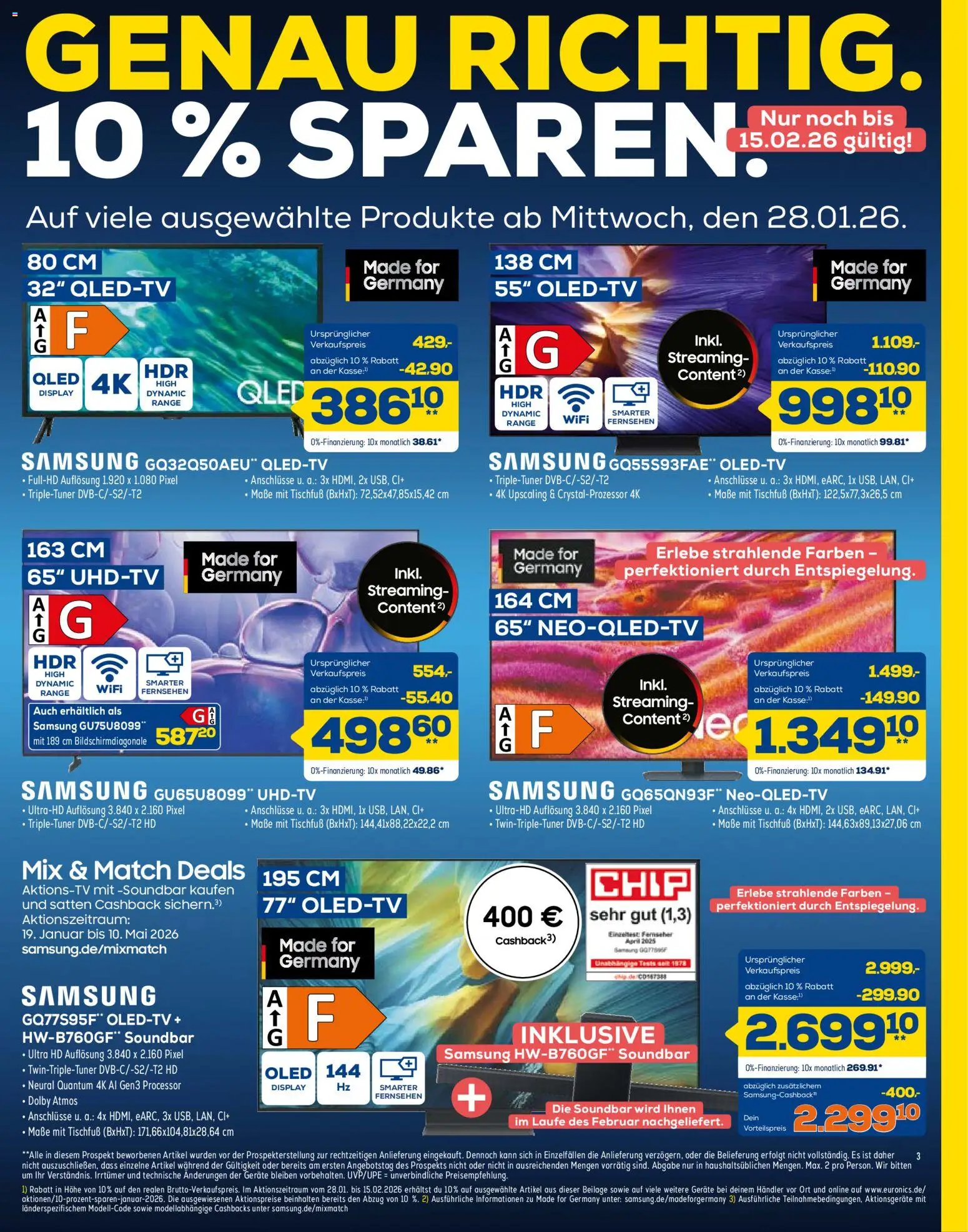 Euronics - Unsere aktuelle Werbung – gültig ab 07.02.2026 | Seite: 3