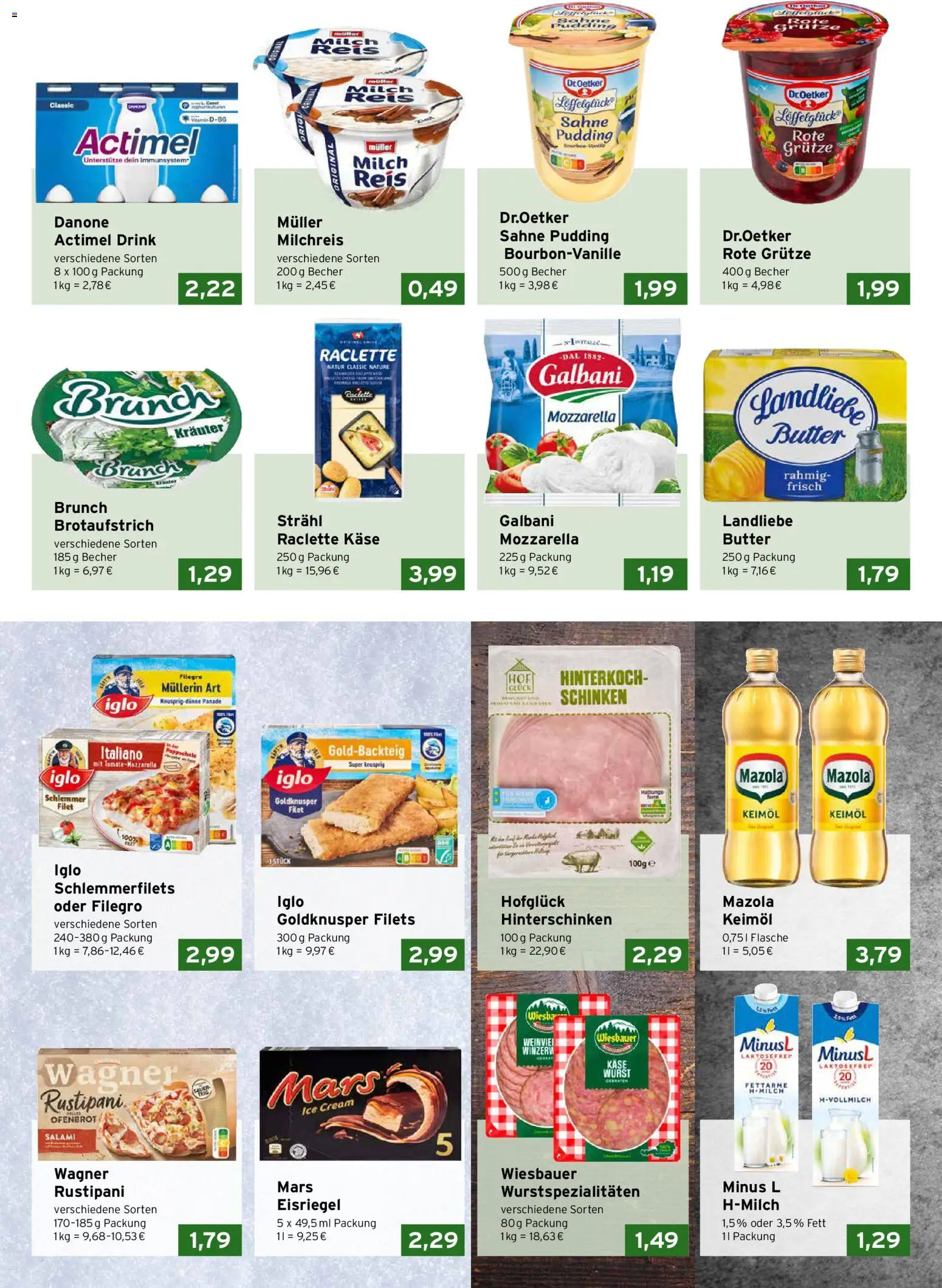 CAP Markt Prospekt – gültig ab 27.10.2025 | Seite: 2 | Produkte: Käse, Pudding, Mars, Salami