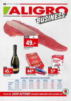 Aligro Aktionen Business Chavannes, Matran, Genève, Sion ab 08.12.2025 gültig