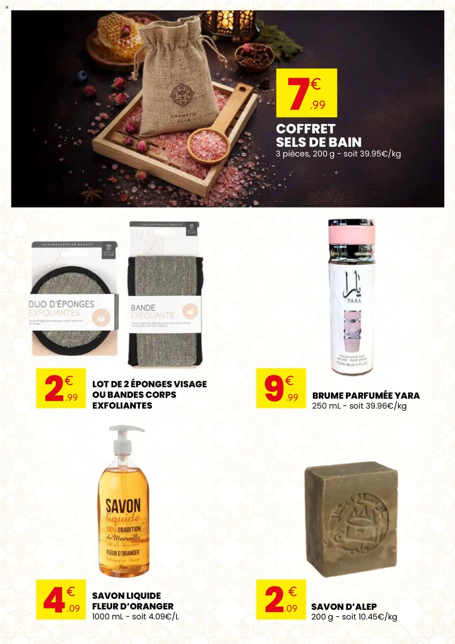 {H1} | Page: 10 | Produits: Sels de bain, Savon