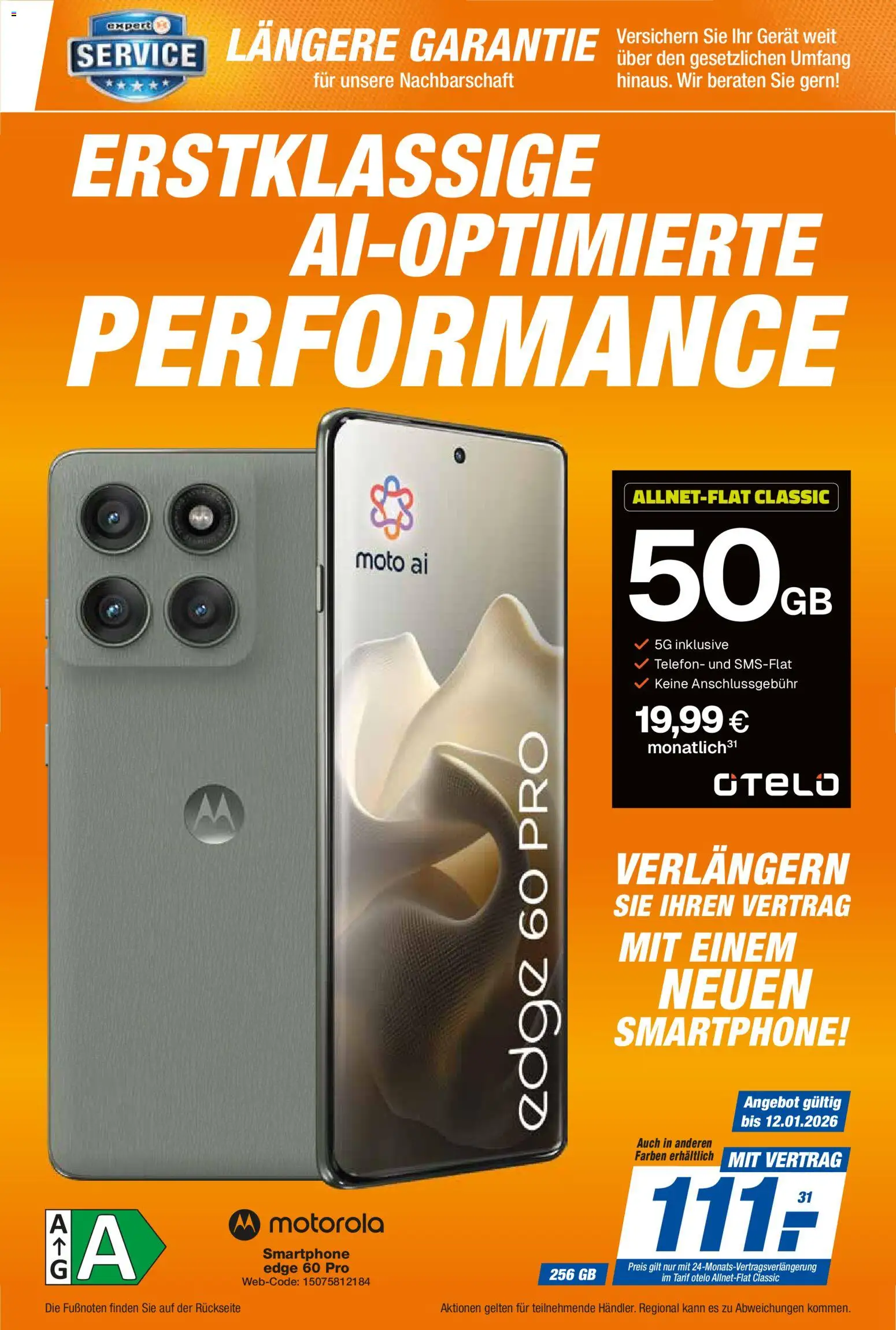 Expert Smarthphone Highlights im Januar – gültig ab 01.01.2026 | Seite: 19 | Produkte: Telefon, Smartphone