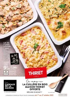 Thiriet - Prévisualisation de Thiriet Catalogue livraison à domicile  valide à partir de 01.10.2025