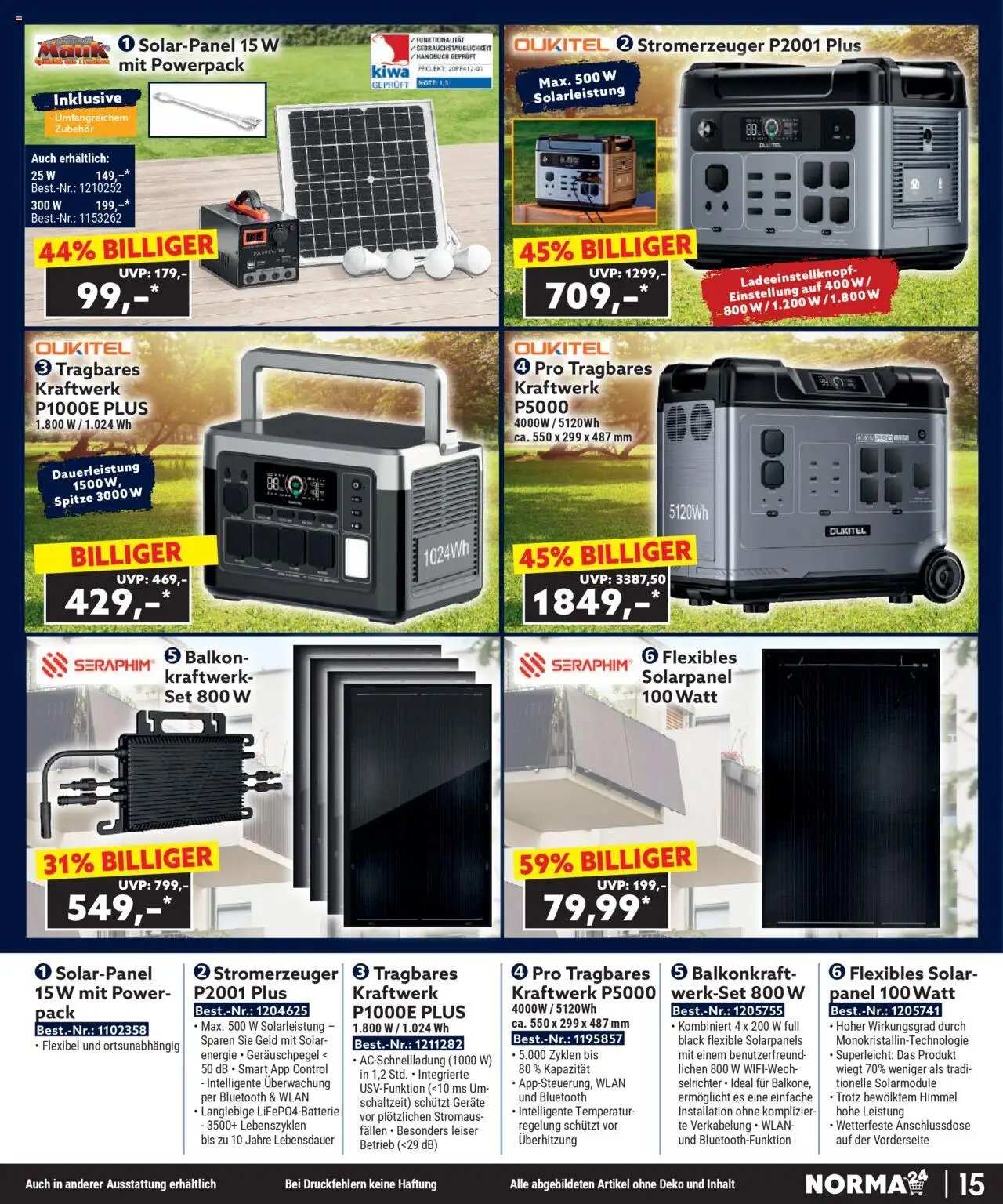 Norma - Bestellmagazin August 2025 - gültig ab dem 01.08.2025 | Seite: 15