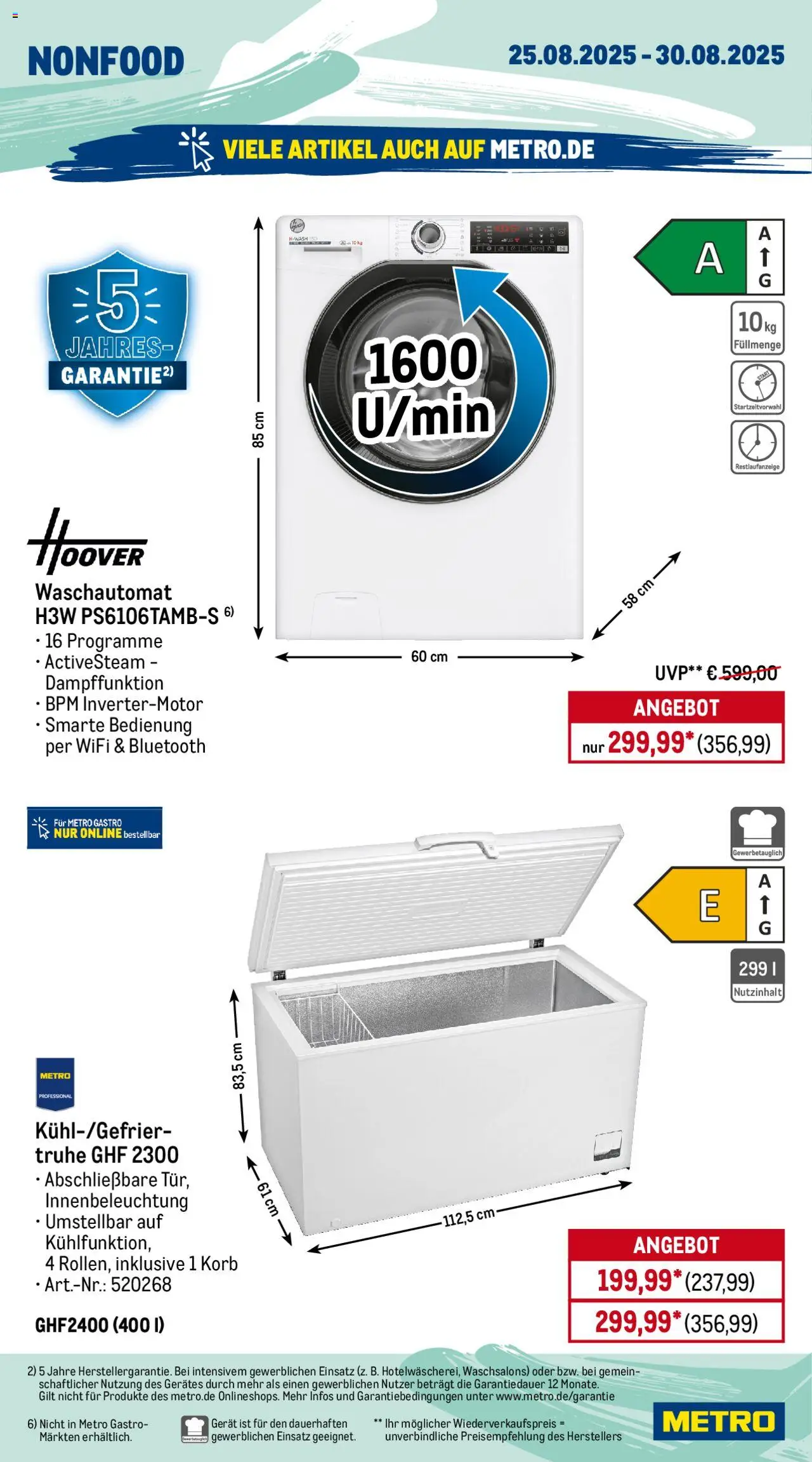 Metro Wochen-Angebote Gastro - gültig ab dem 25.08.2025 | Seite: 19 | Produkte: Truhe, Korb