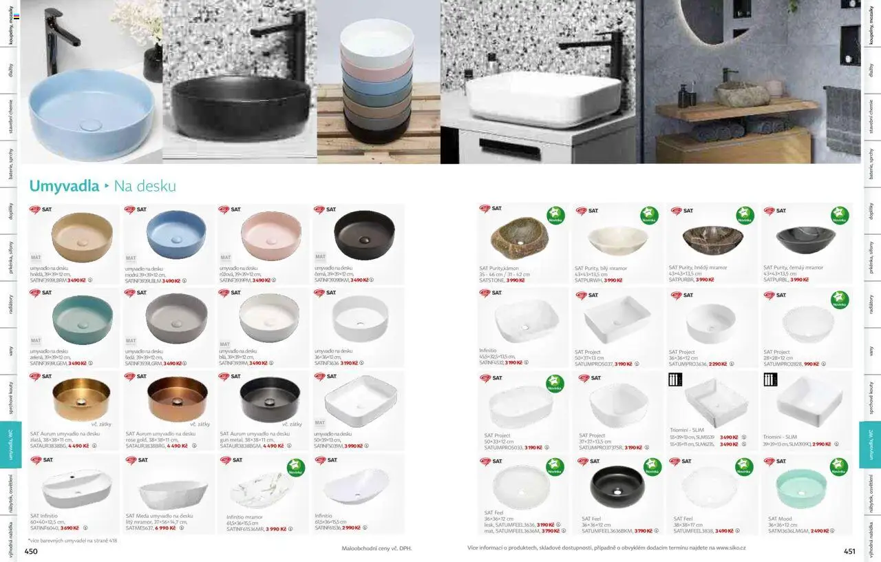 Siko koupelny katalog Koupelny 2025/2026 od 14.10.2025 | Strana: 228 | Produkty: Umyvadlo, Wc