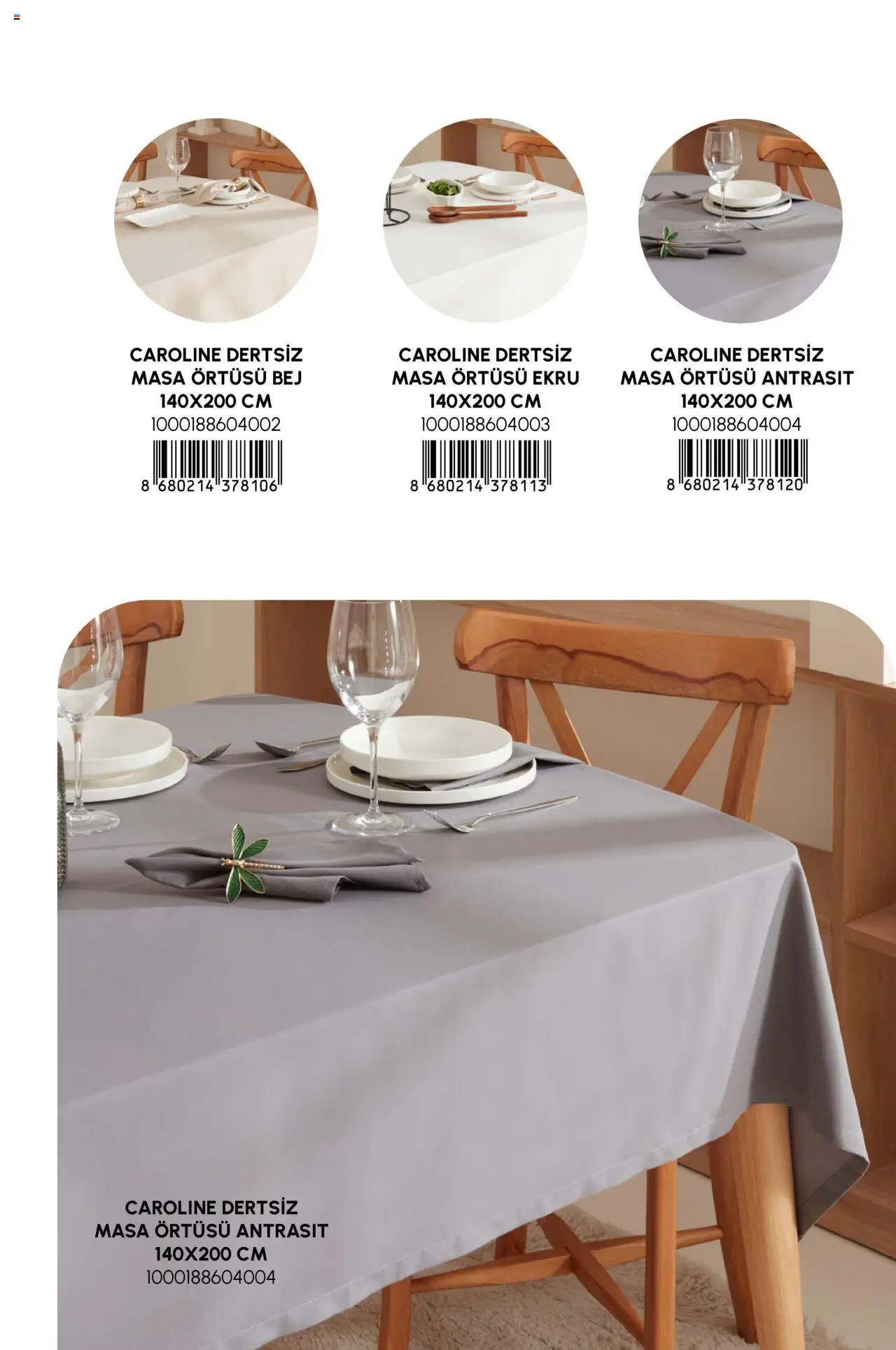 Karaca Home Katalog - 01.09.2025 tarihinden itibaren geçerlidir | Sayfa: 41 | Ürünler: Masa, Masa örtüsü