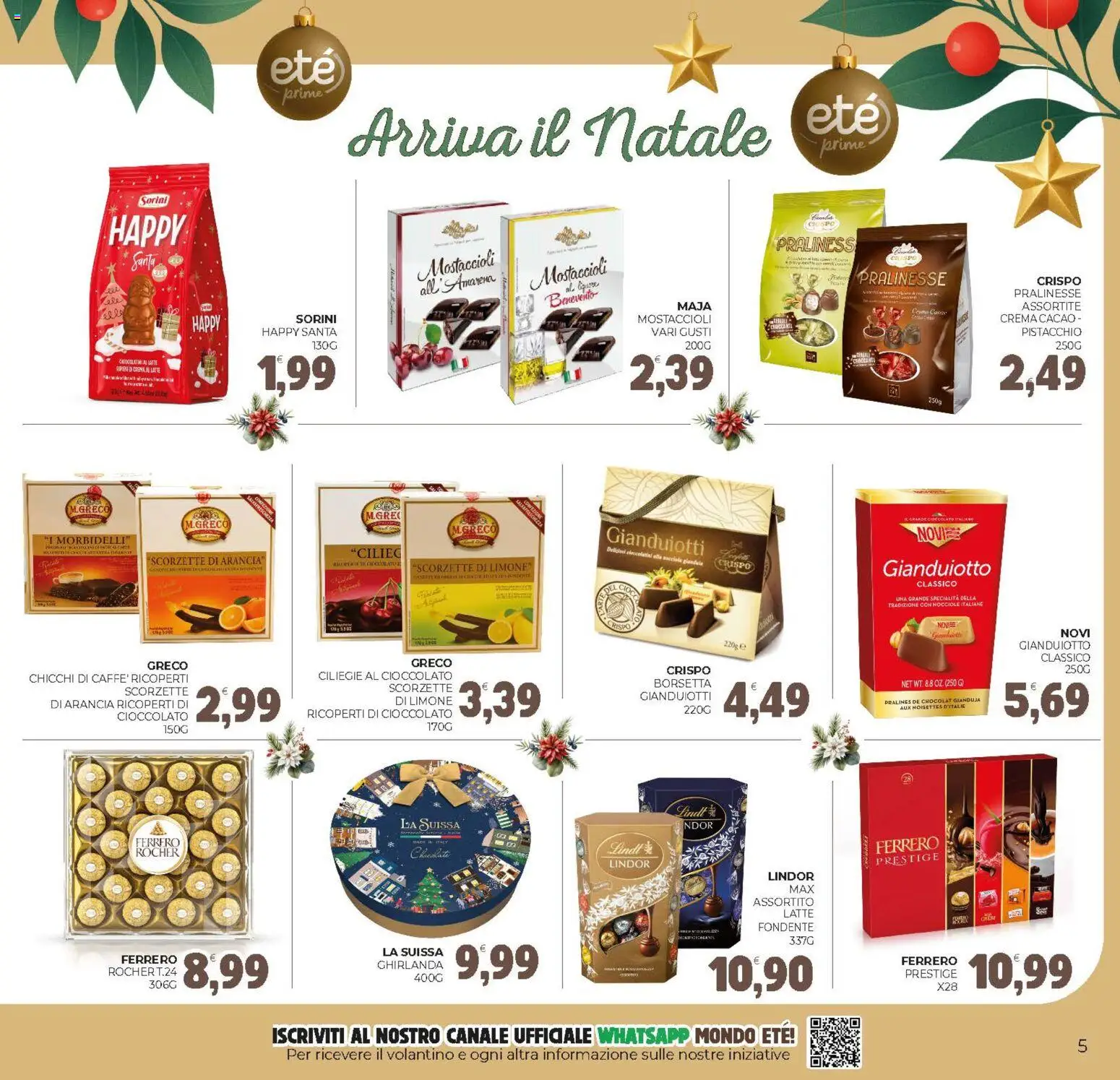 Volantino Eté del 02.12.2025 | Pagina: 5 | Prodotti: Borsetta, Limone, Nocciole, Cacao