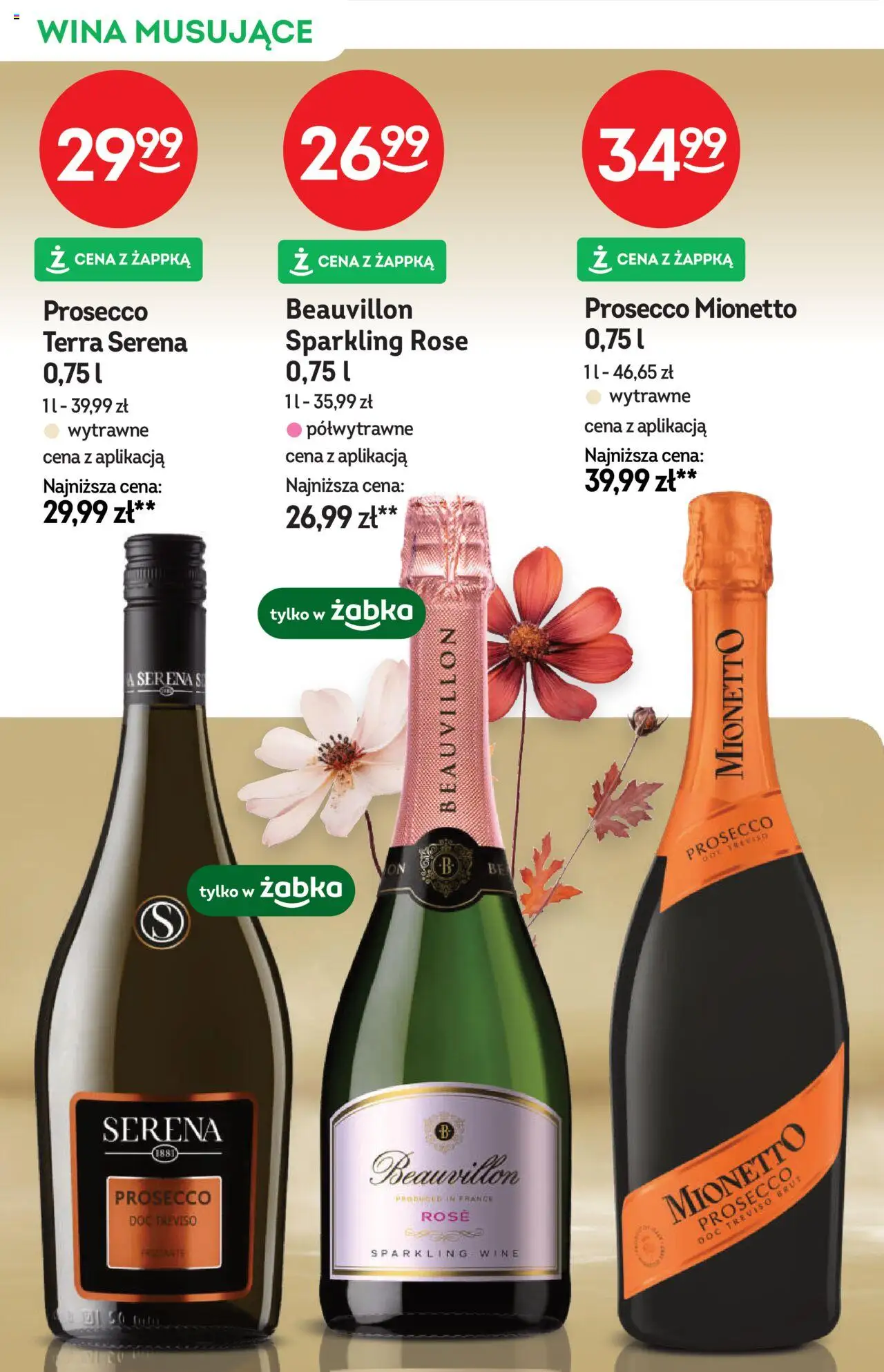 Żabka Gazetka - Katalog win od 15.10.2025 | Strona: 18 | Produkty: Mionetto prosecco, Prosecco