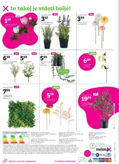 Mömax katalog akcije – veljaven od 16.03.2026 | Stran: 8 | Izdelki: Umetna rastlina, Šopek, Umetna trava