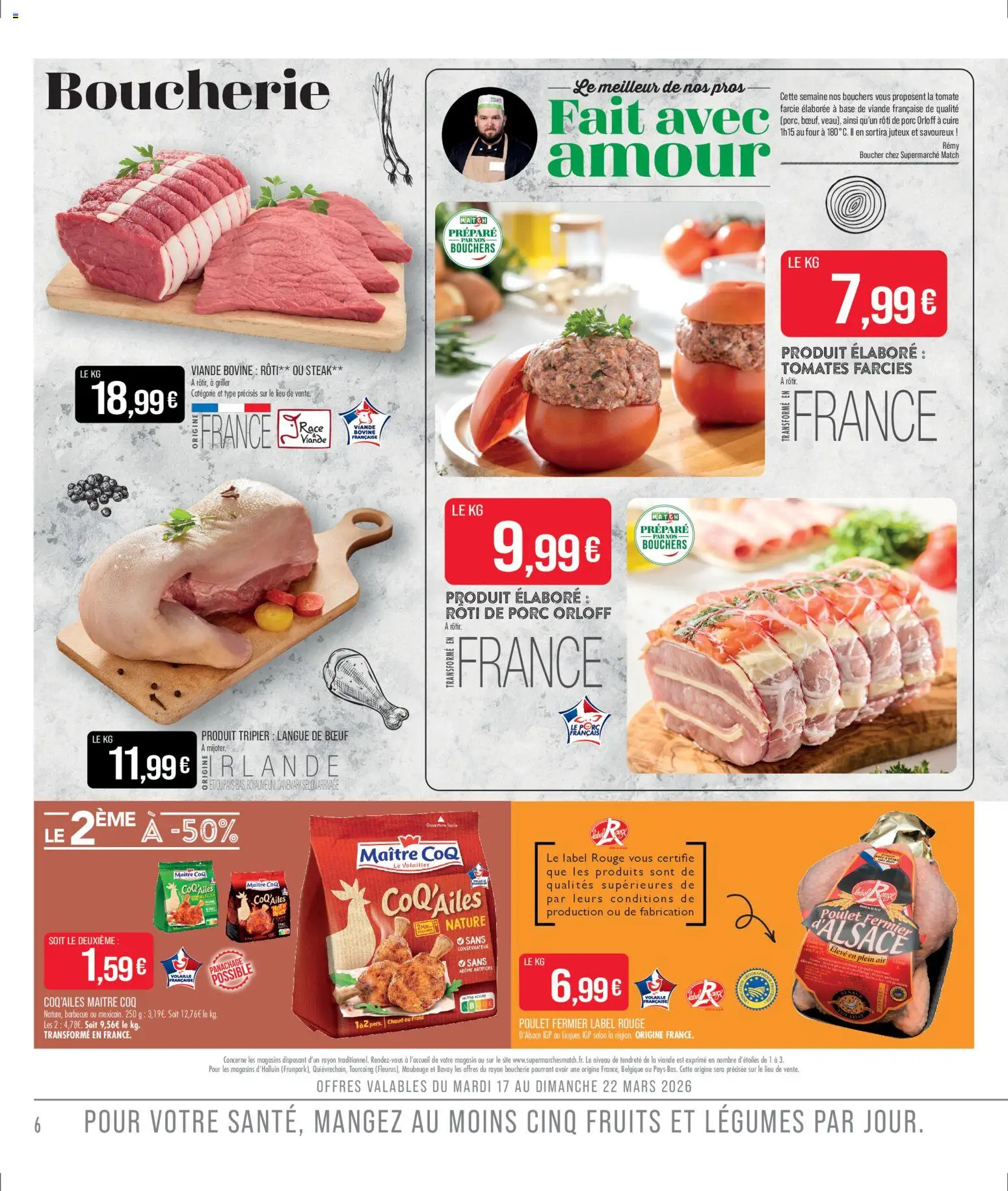 {H1} | Page: 8 | Produits: Four, Volaille, Langue de bœuf, Porc