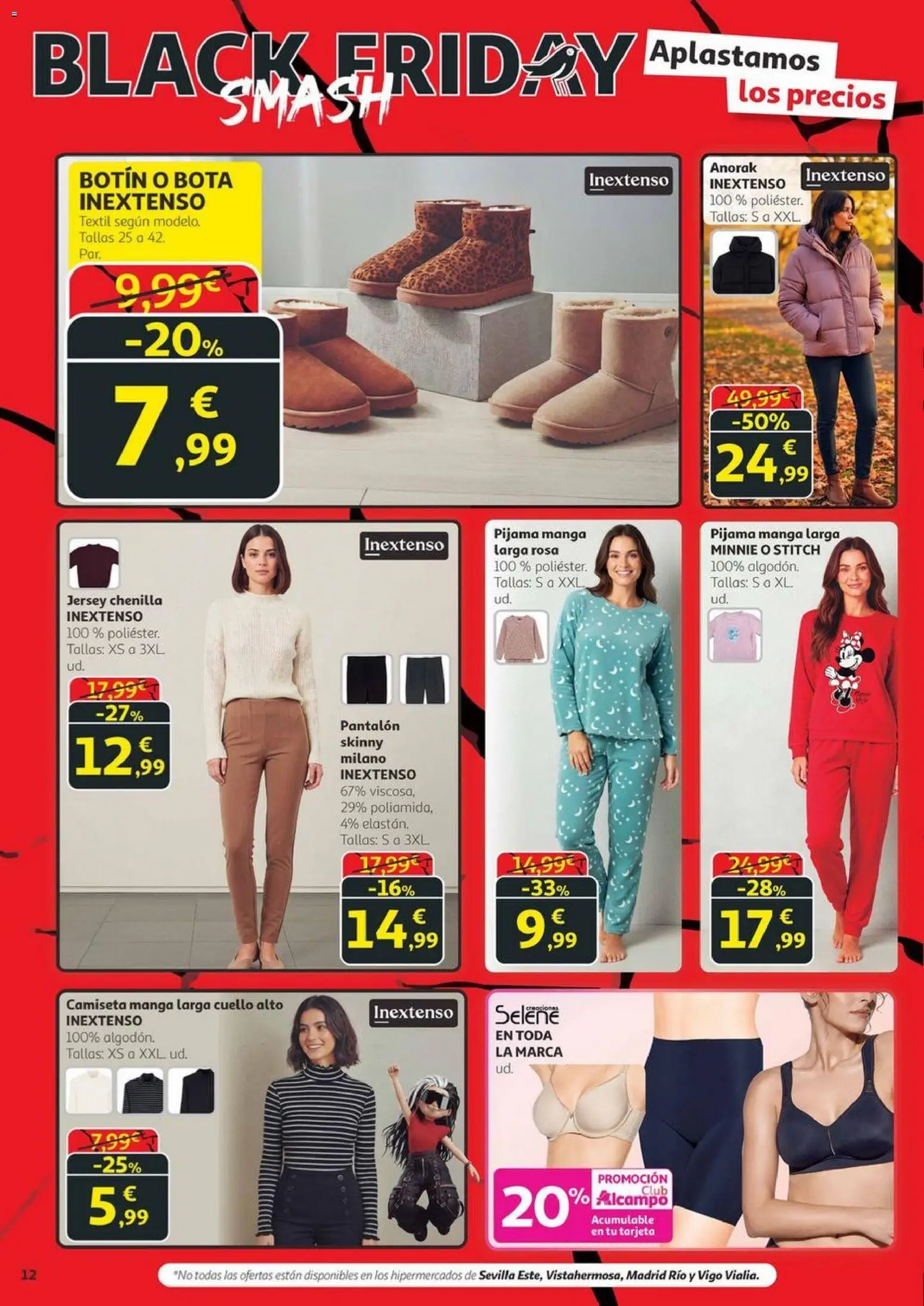 Alcampo - Black Friday Canarias │ válido desde el 20.11.2025 | Página: 12 | Productos: Pijama