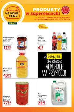 Pogląd oferty "Makro Gazetka - Gotuj się na niskie ceny w dostawie" - ważna od 16.08.2025