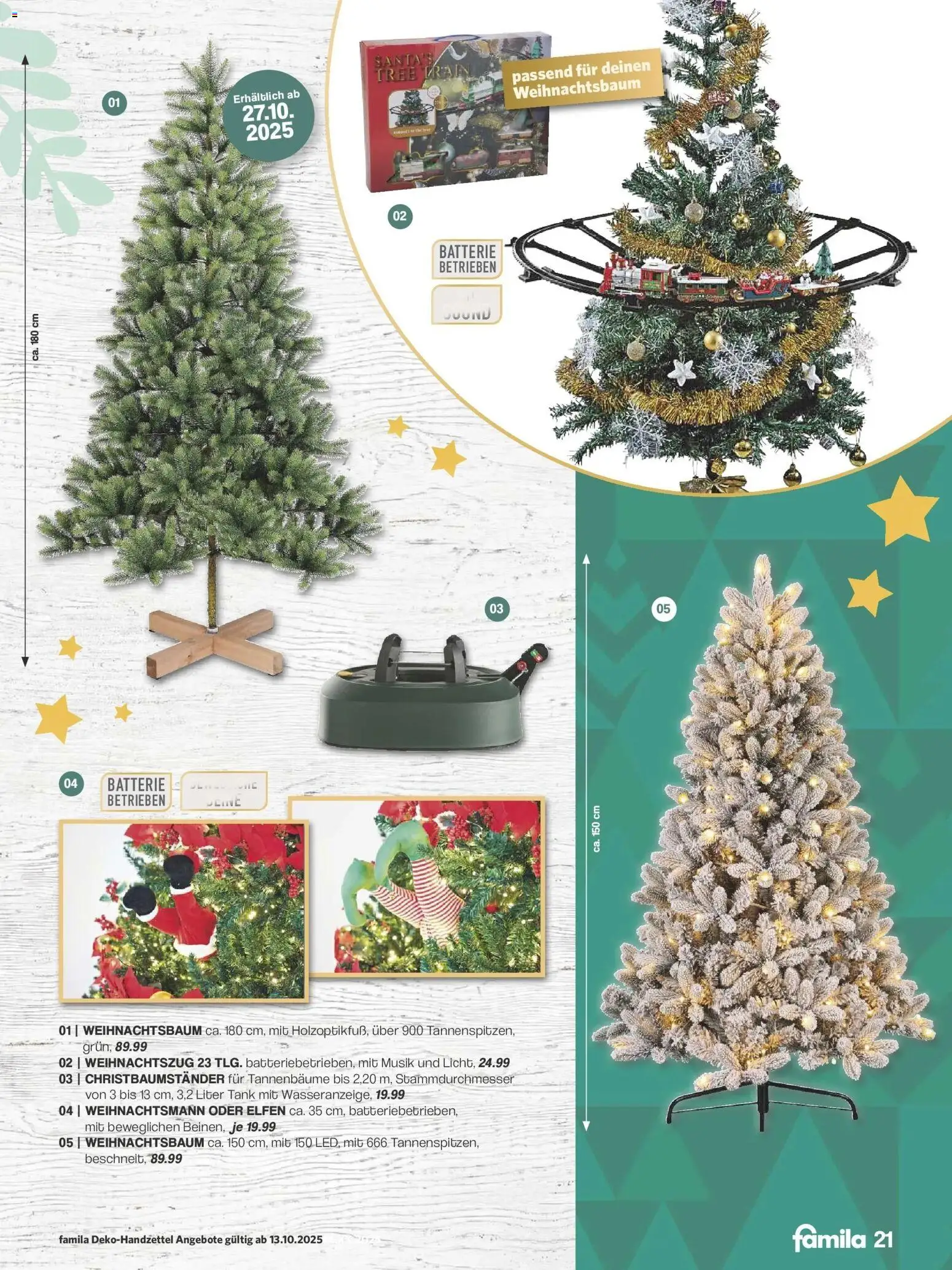 Famila Nordwest - Famila: Weihnachtsdeko – gültig ab 12.10.2025 | Seite: 21 | Produkte: Batterie