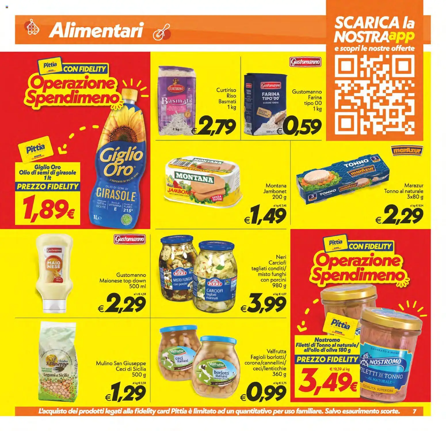 Volantino SuperConveniente del 06.03.2026 | Pagina: 7 | Prodotti: Maionese, Top, Carciofi, Tonno