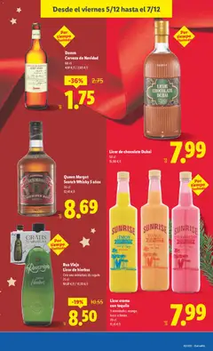 Vista previa Licor crema con tequila, Licor crema con tequila, 3 variedades: mango, fresa o limón. 70 cl válido desde el 01.12.2025 | Página: 51