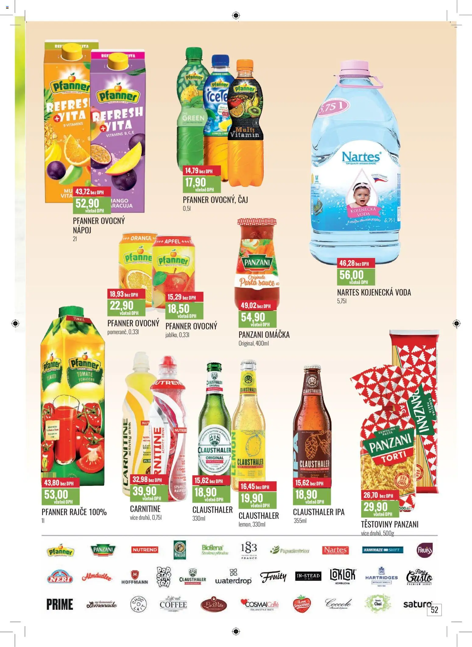 Ratio leták od 01.12.2025 | Strana: 53 | Produkty: Kojenecká voda, Almdudler, Voda, Těstoviny