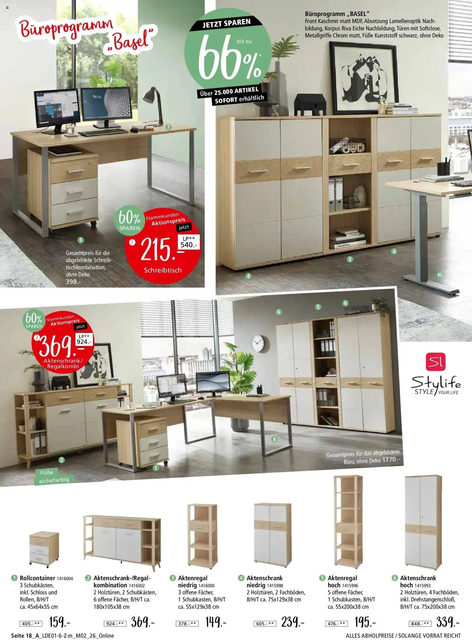 Zurbrüggen - Zurbrüggen: Unschlagbar günstig – gültig ab 09.01.2026 | Seite: 38 | Produkte: Rollcontainer, Aktenregal