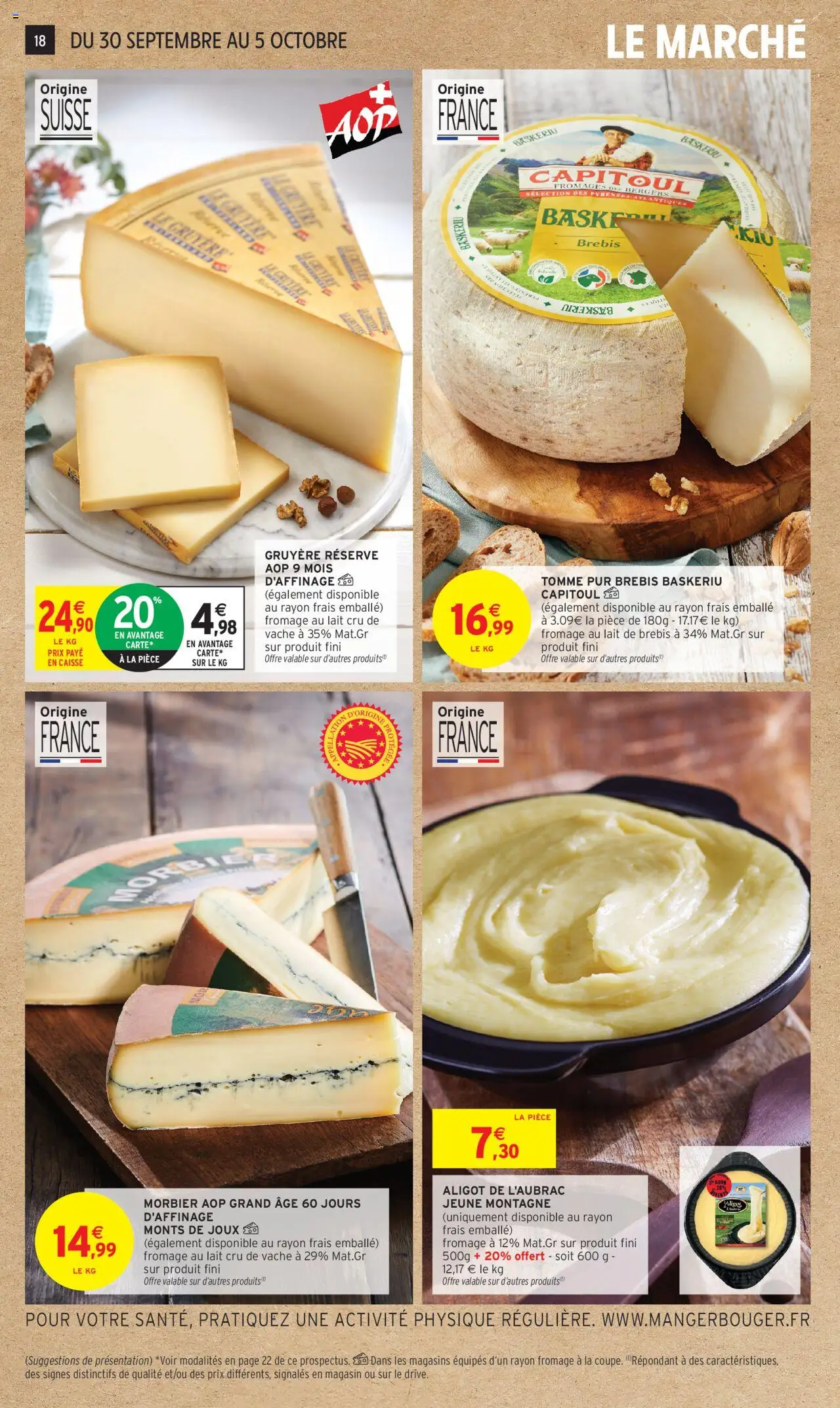 | Page: 18 | Produits: Aligot, Morbier aop, Lait, Fromage
