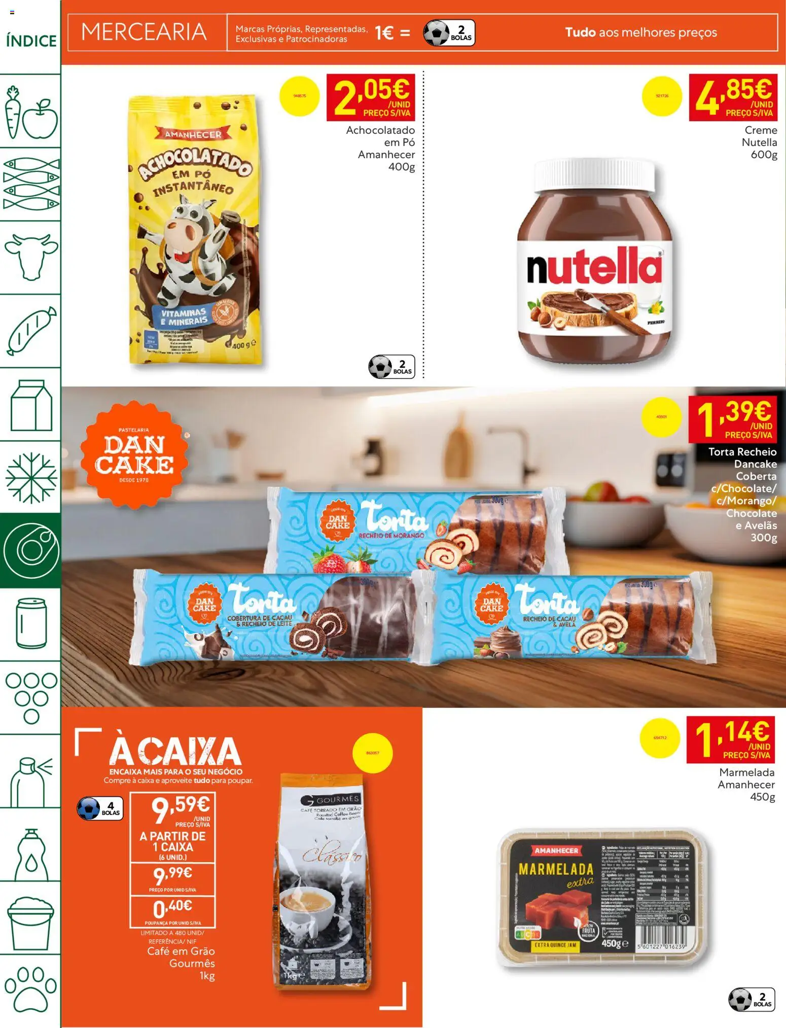 Recheio - Bons Negócios Madeira │ válido de 21.04.2026 | Página: 28 | Produtos: Avelãs, Café, Chocolate, Creme