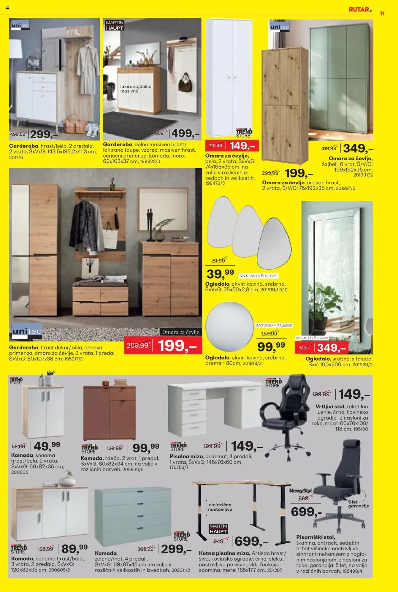 Rutar katalog │ velja od 18.06.2025 | Stran: 11 | Izdelki: Okvir, Omara