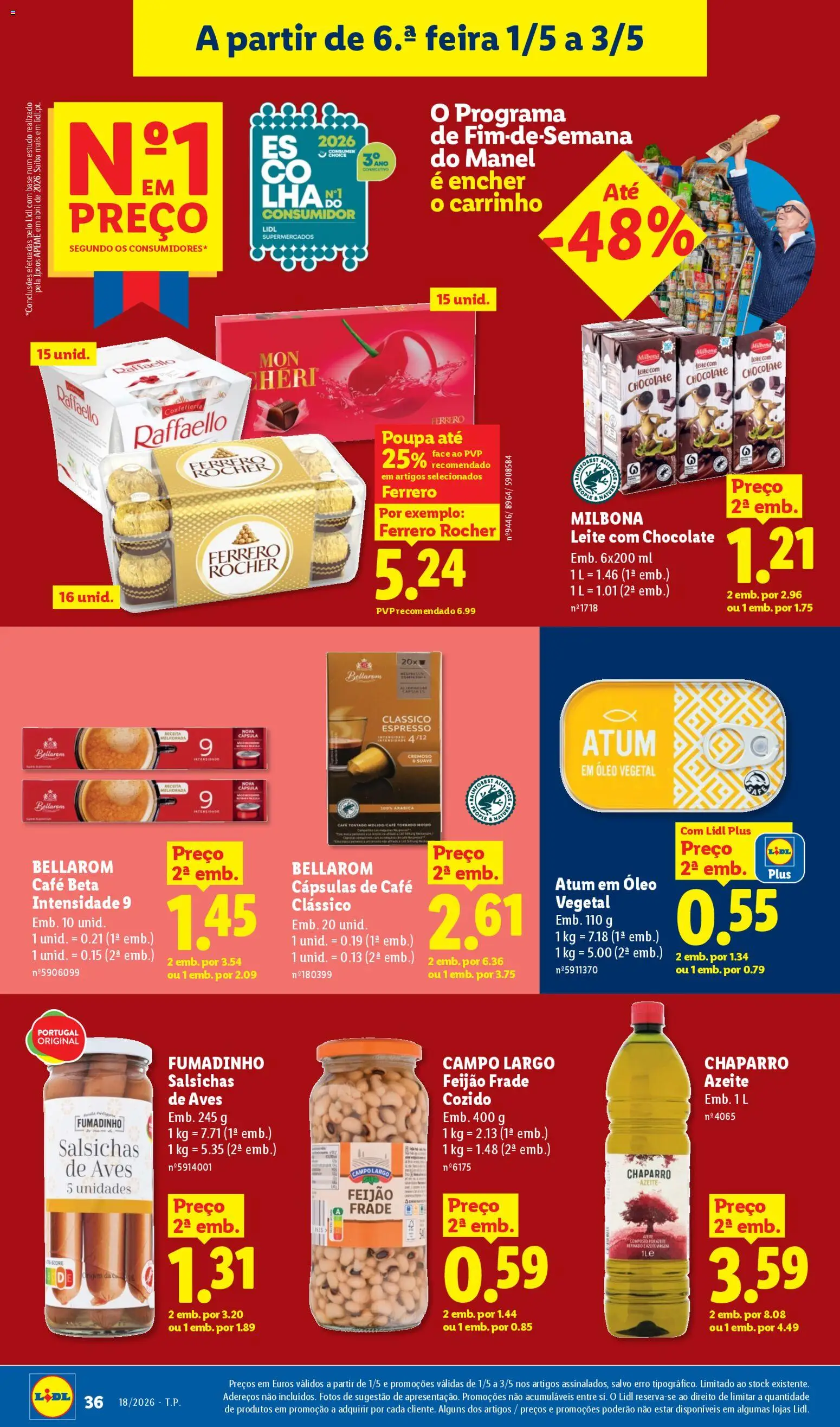 Lidl folheto | 27/04/2026 |  🎉 Como obter um desconto limitado? Poupe ainda hoje! | Portugal