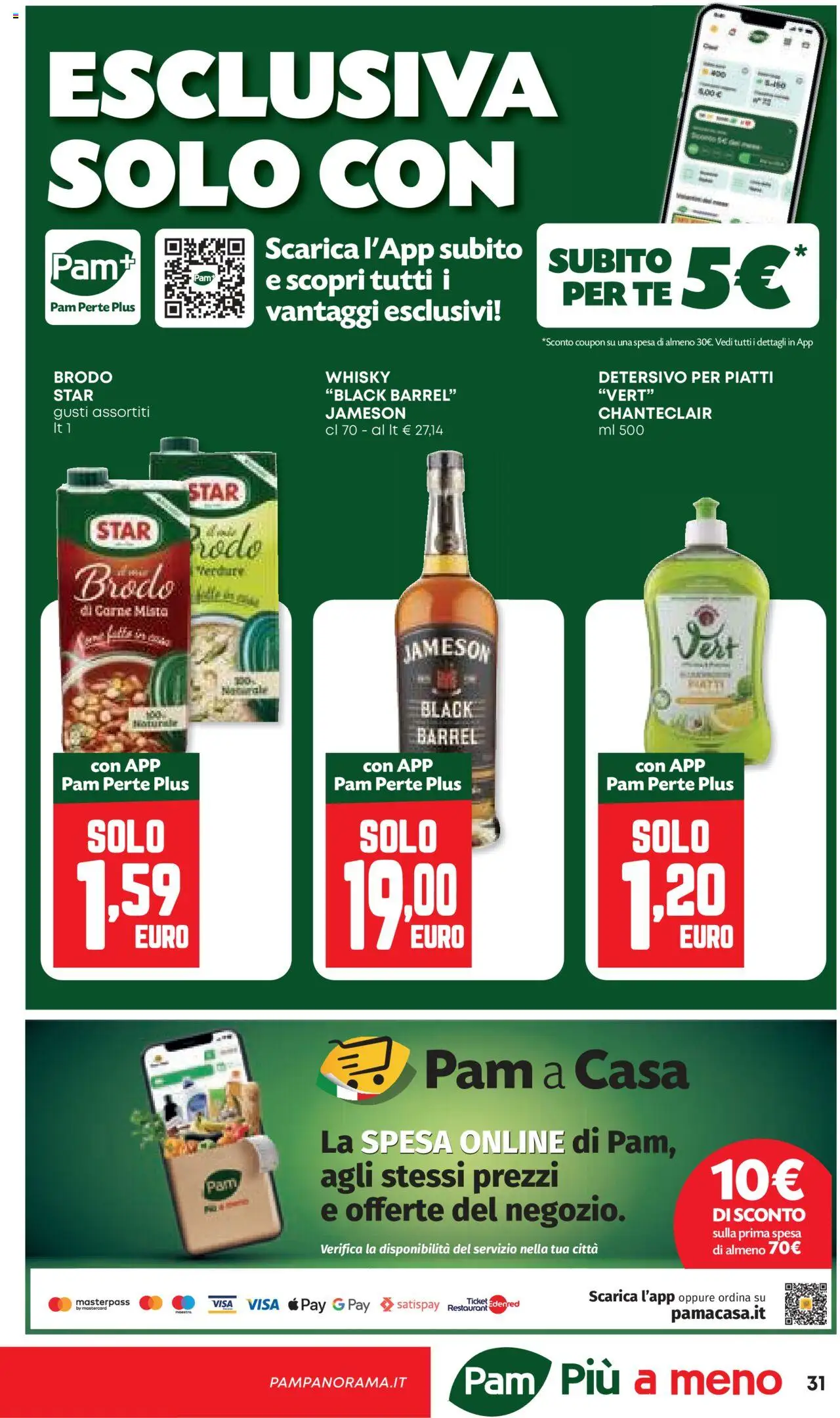 Volantino Panorama del 25.09.2025 | Pagina: 31 | Prodotti: Tè, Detersivo per piatti, Whisky, Verdure