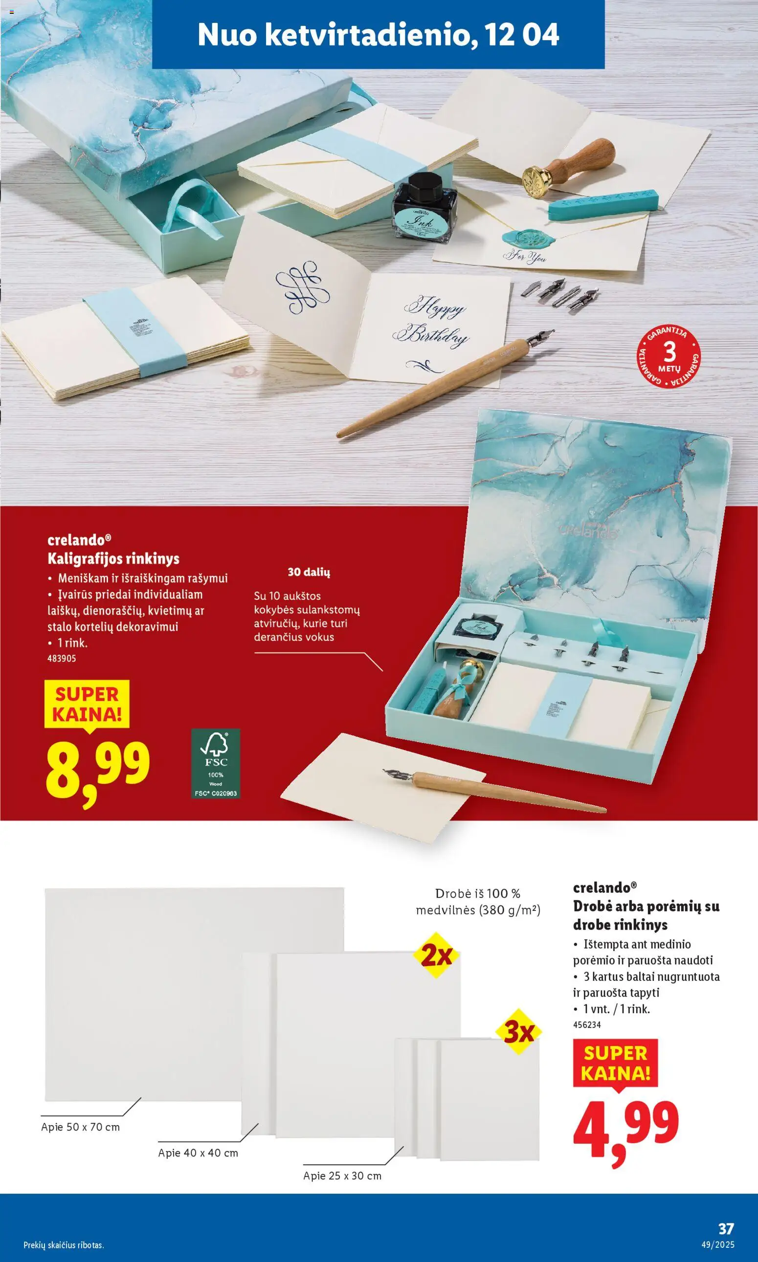 LIDL akcijos nuo 01.12.2025 | Puslapis: 37