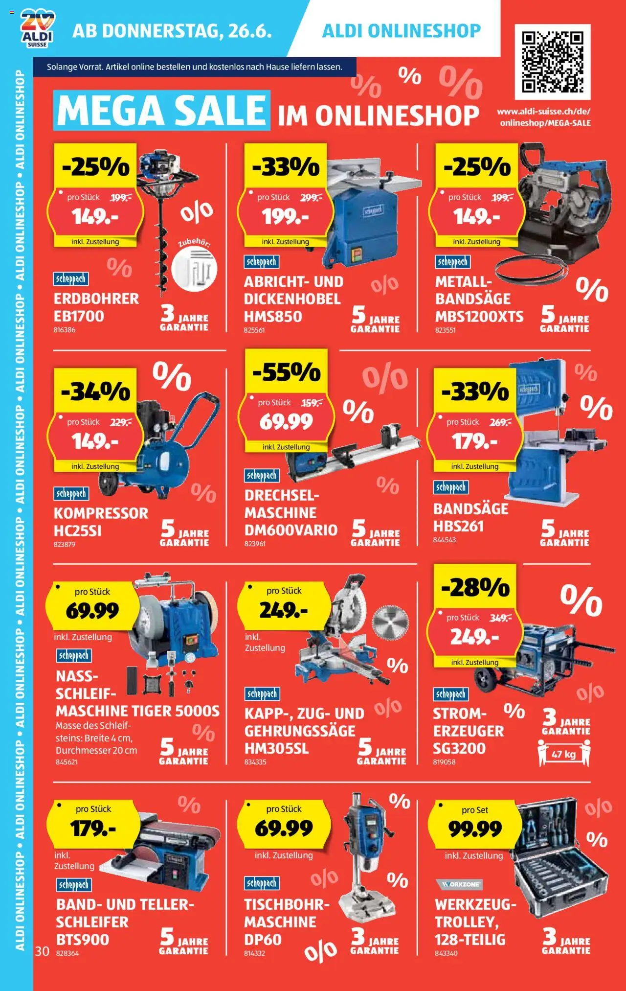 Aldi Aktionen ab 26.06.2025 | Seite: 31 | Produkte: Schleifer